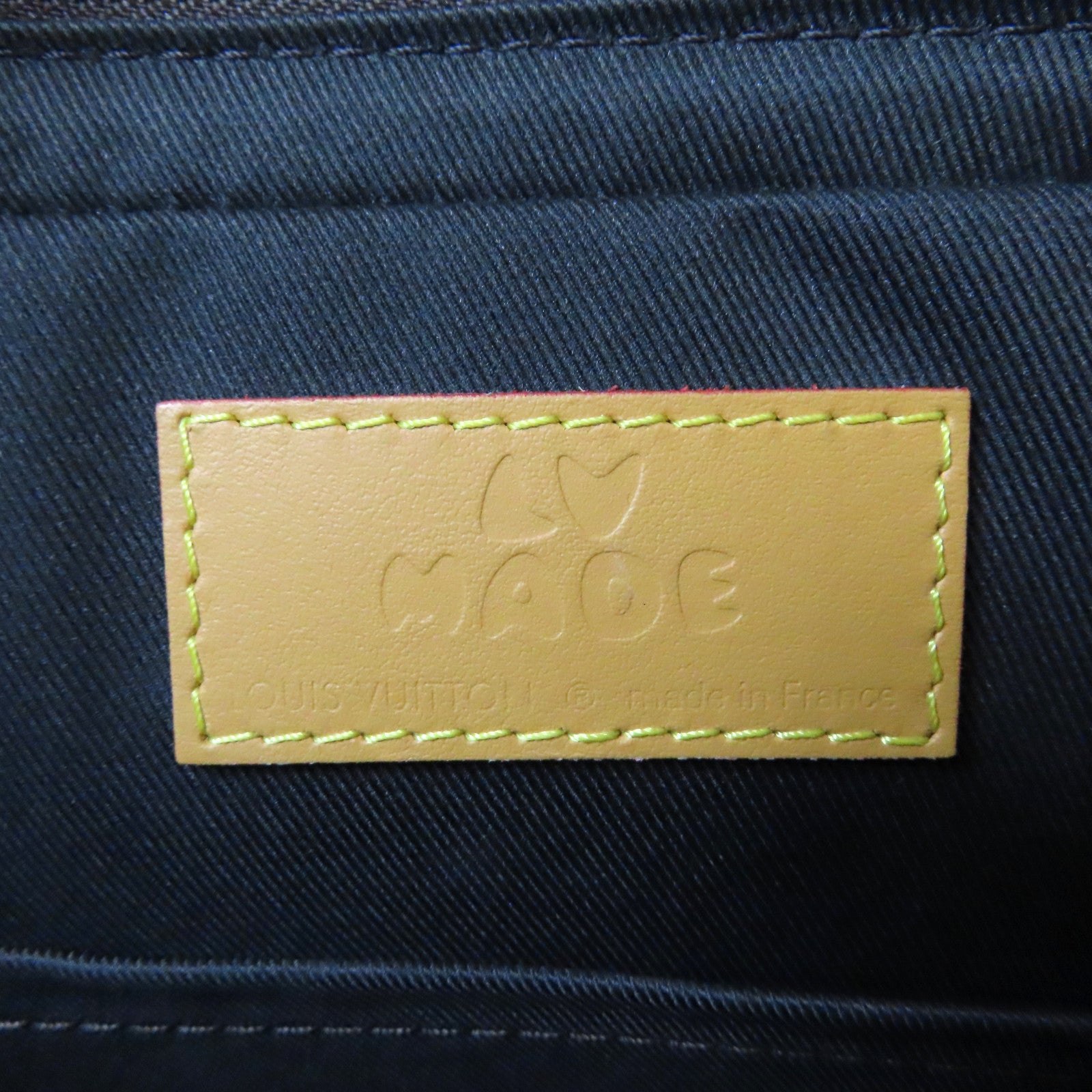 LOUIS VUITTON Monogram Nigo Trio Messenger金扣肩背袋啡色