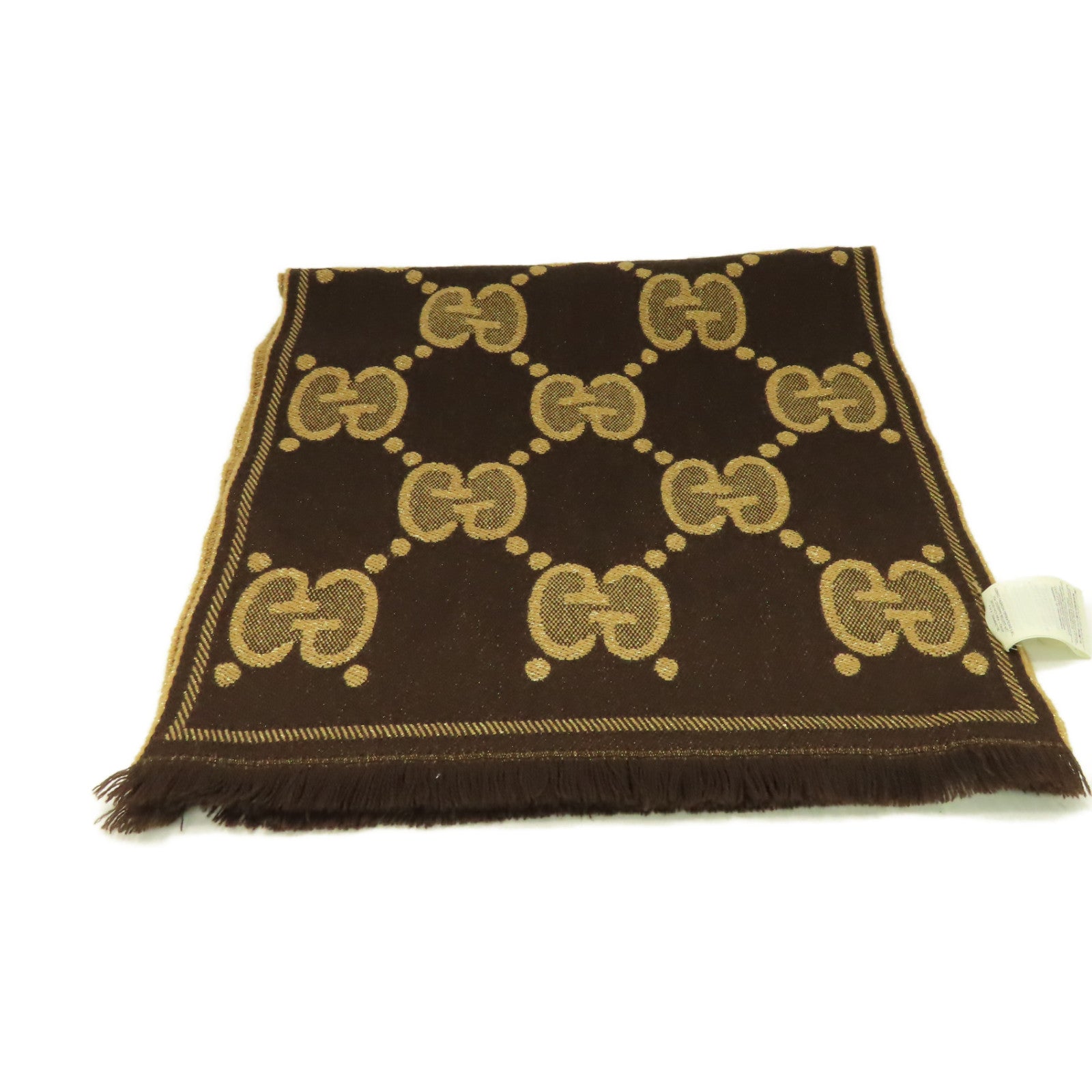 GUCCI 羊毛Scarf圍巾啡色