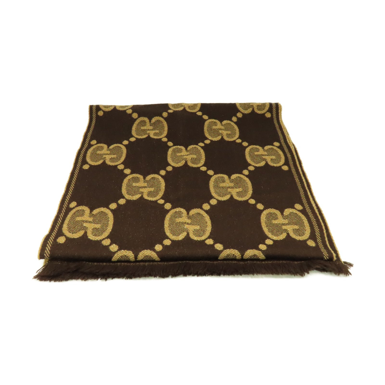 GUCCI 羊毛Scarf圍巾啡色