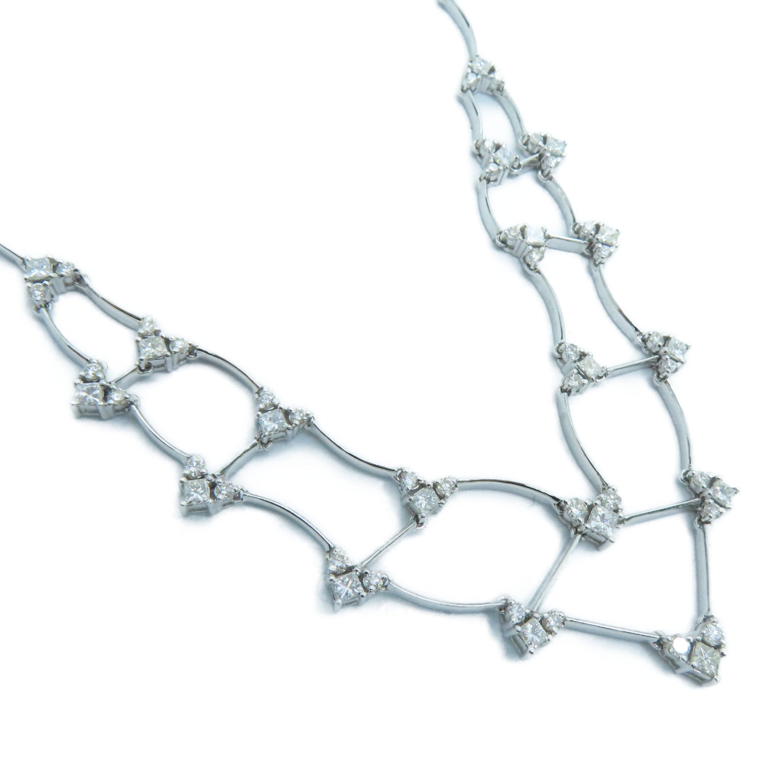JEWELRY 【激減優惠】18K白金Diamond Necklace 3.62ct鑽石項鍊