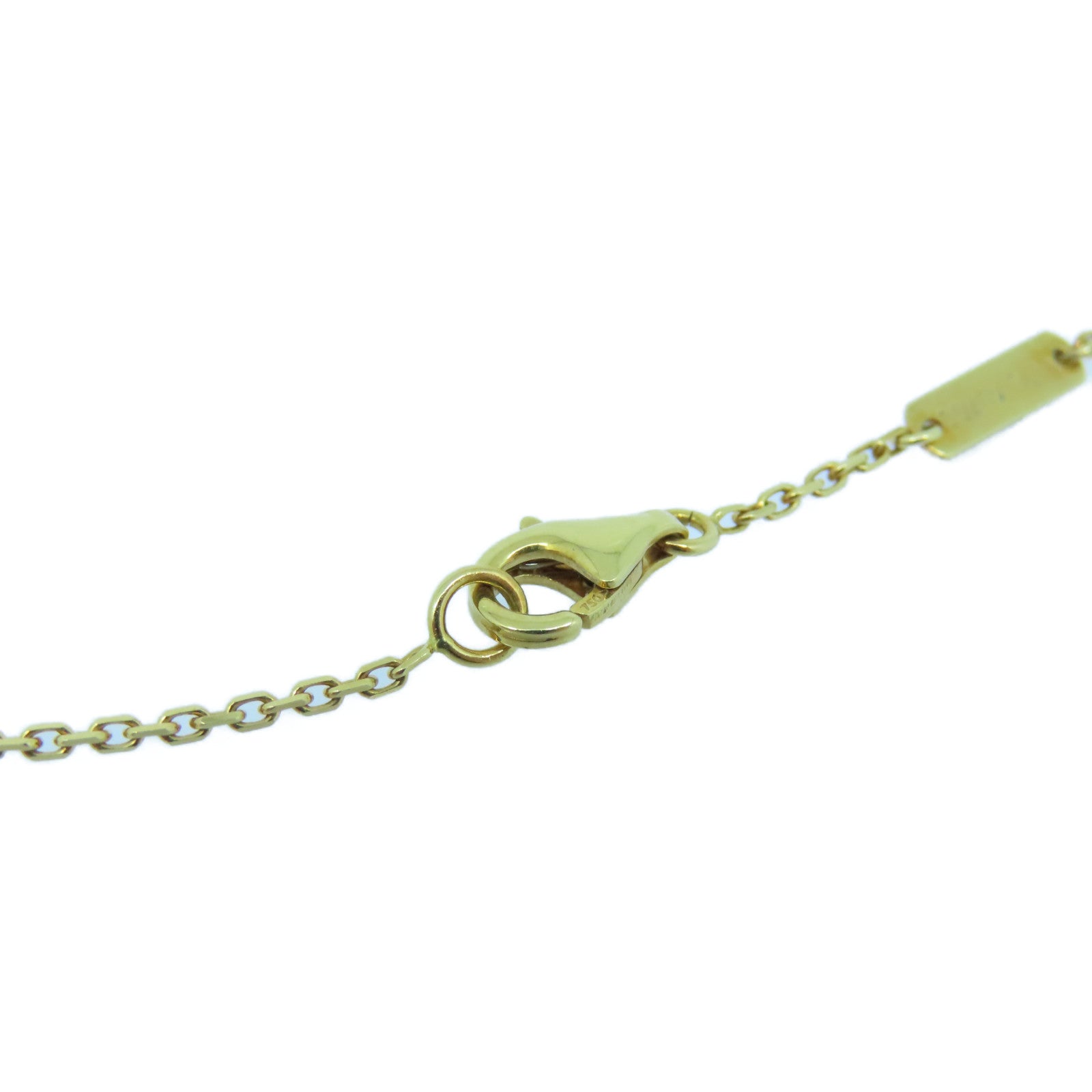 Van Cleef & Arpels 18K玫瑰金Sweet Alhambra Pendant項鍊金色/紅色