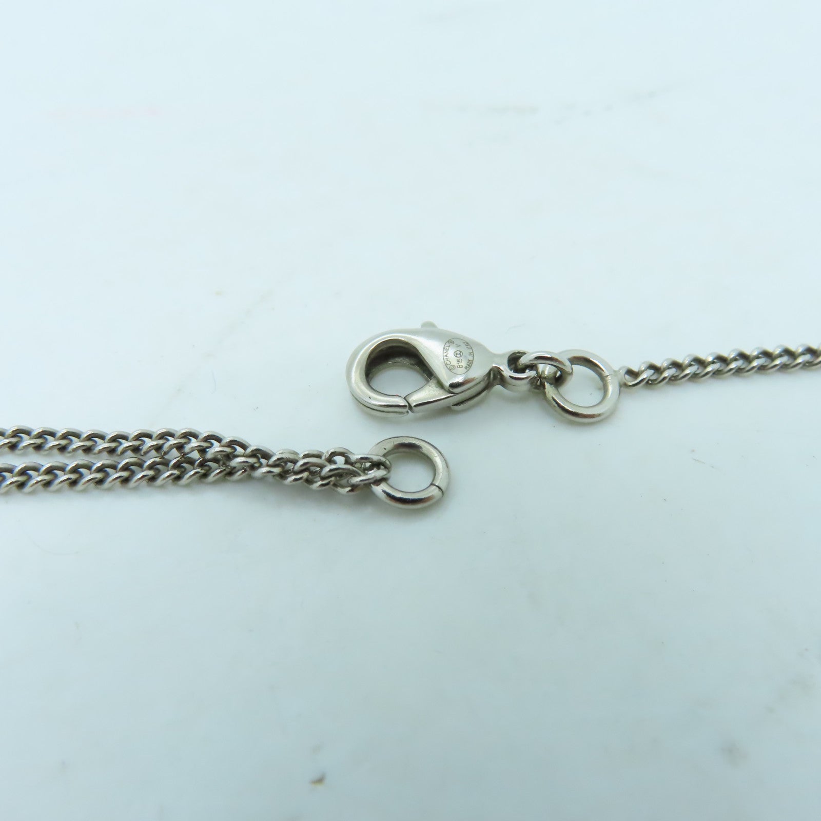 CHANEL 金屬Necklace項鍊銀色