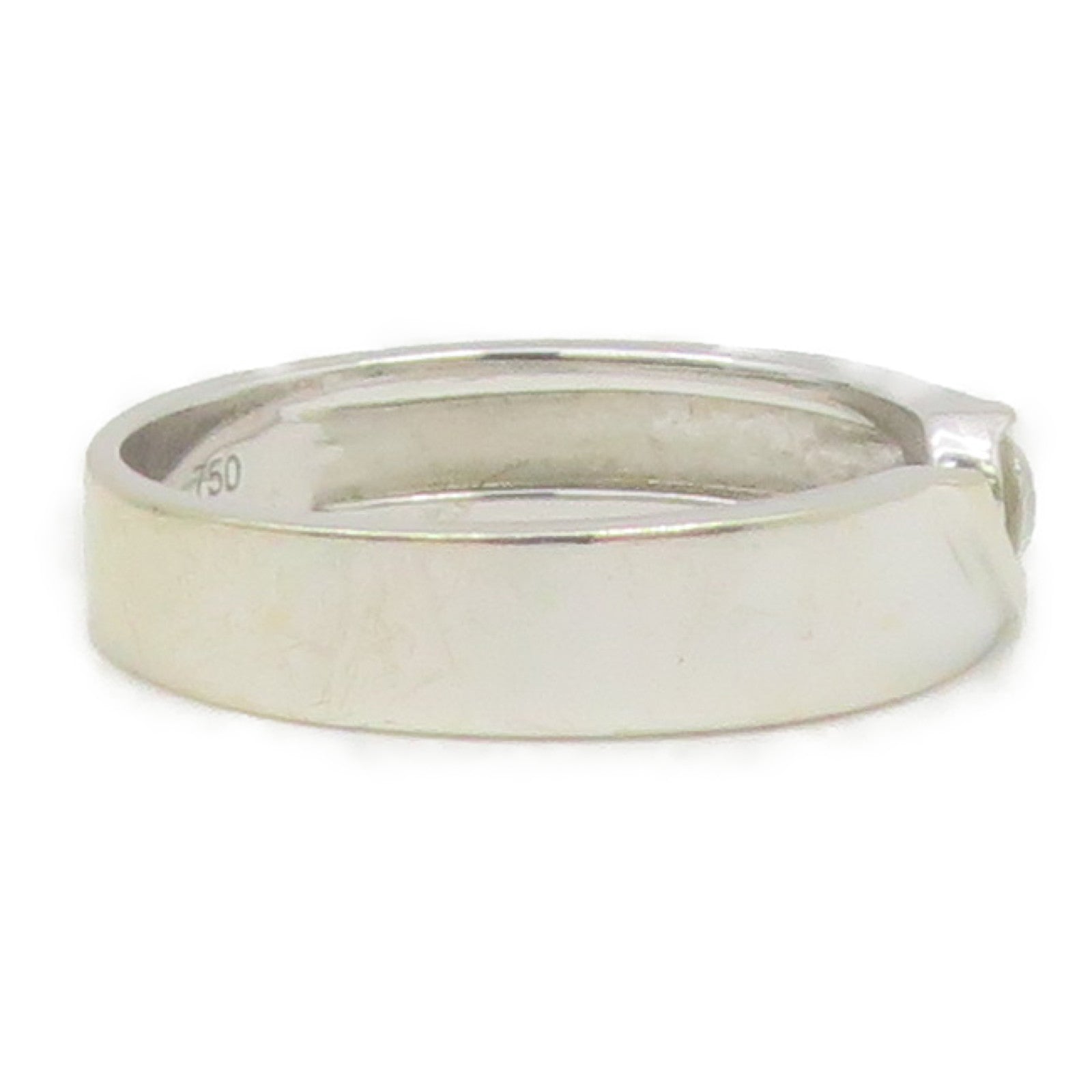 JEWELRY [Sharp Discount] 18K White Gold Diamond Ring US#6.75