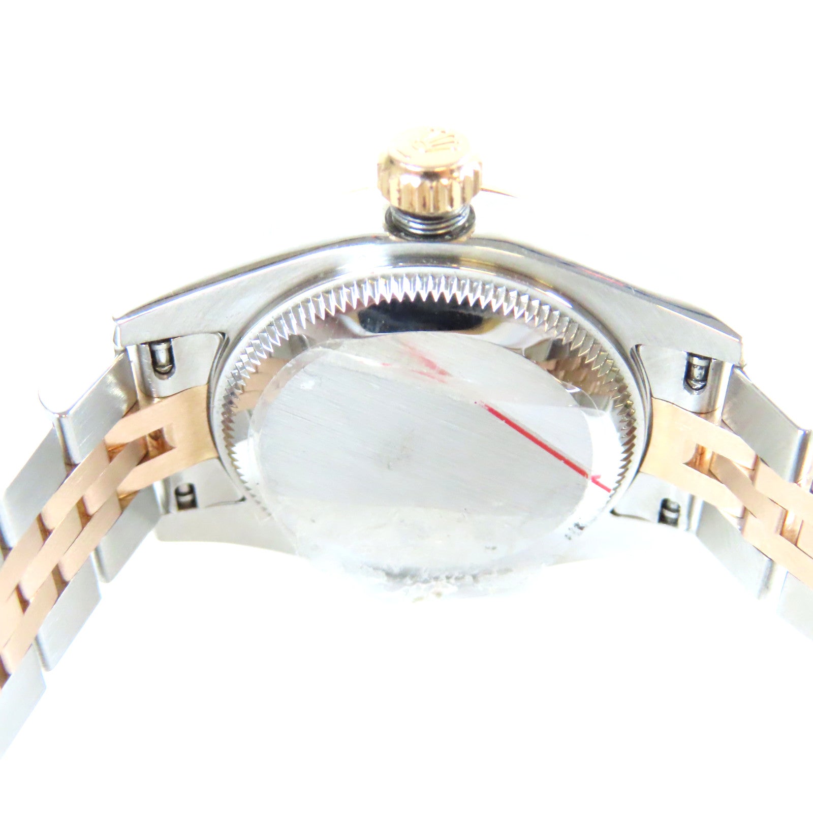 ROLEX Datejust 26mm 18K玫瑰金/不鏽鋼自動機芯手錶玫瑰金色/銀色