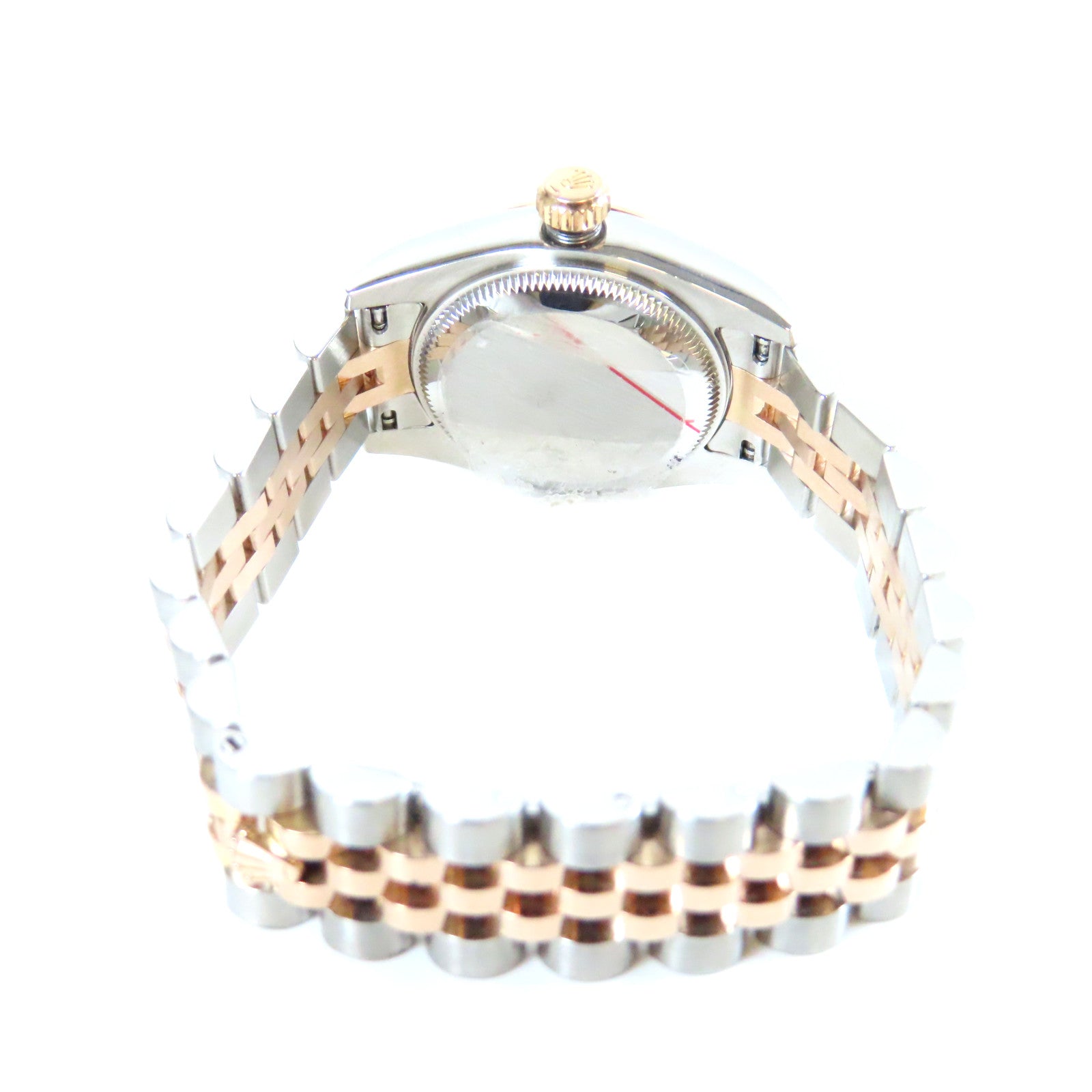 ROLEX Datejust 26mm 18K玫瑰金/不鏽鋼自動機芯手錶玫瑰金色/銀色