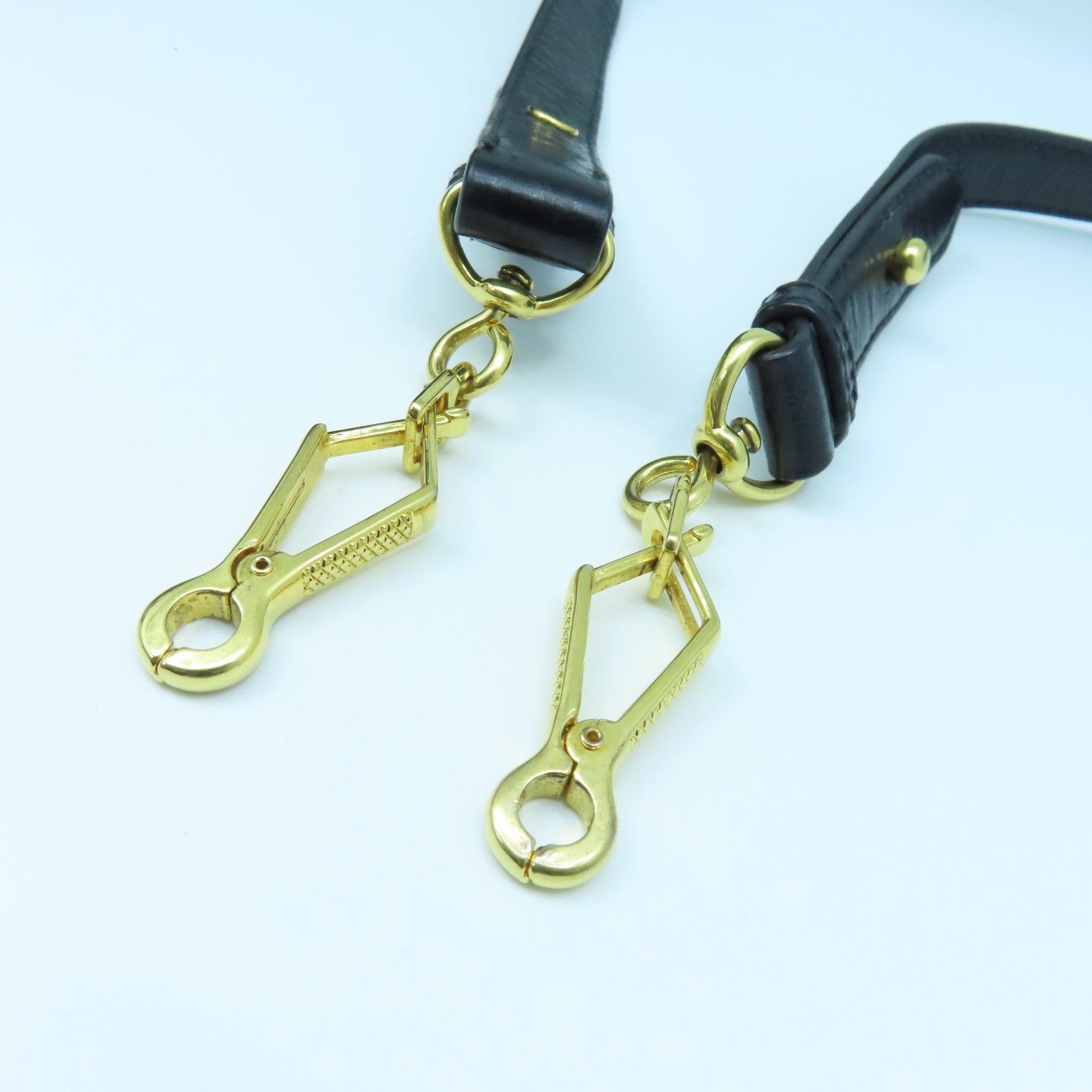 Miu Miu 羊皮皮革2 Way Shoulder金扣手挽肩背兩用袋黑色