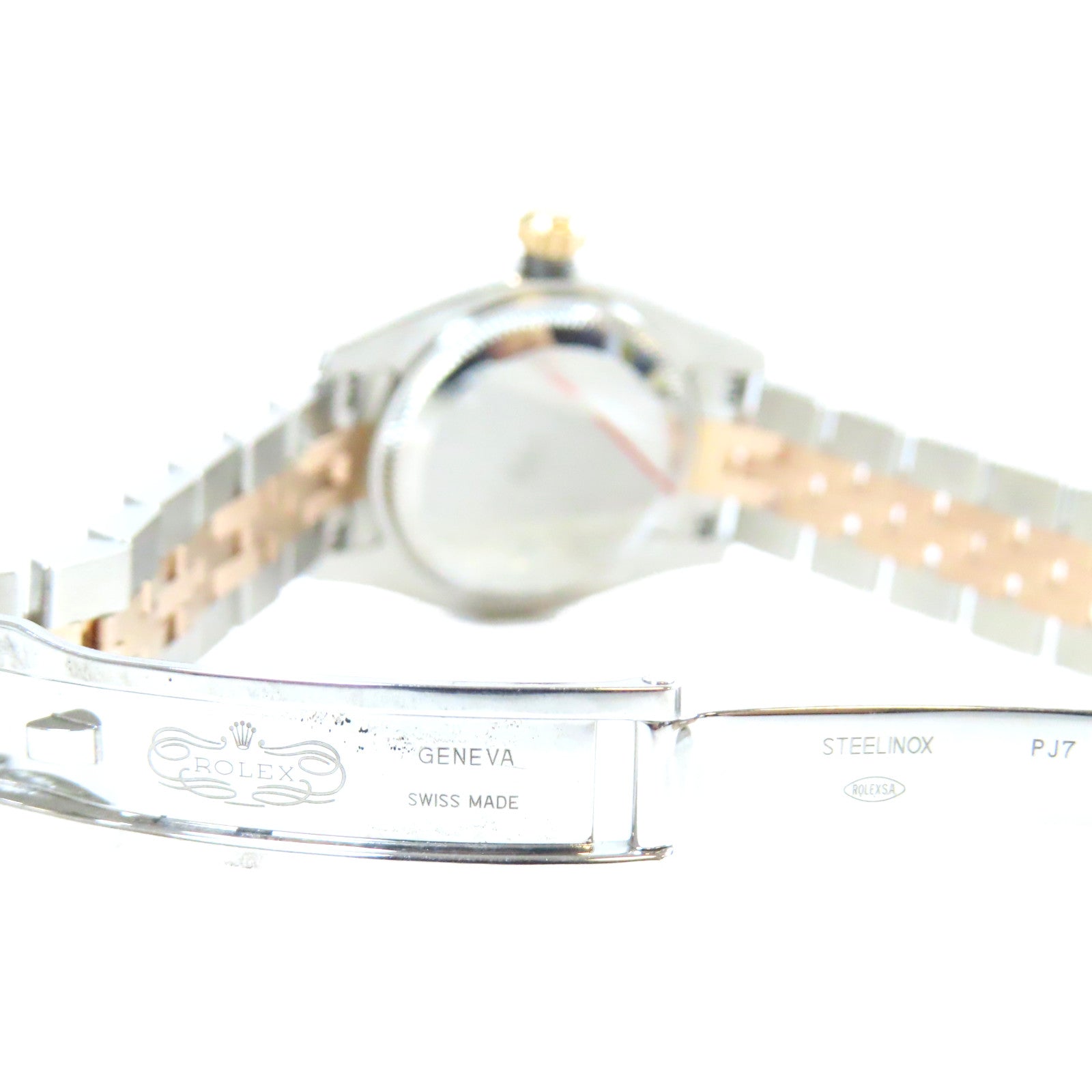 ROLEX Datejust 26mm 18K玫瑰金/不鏽鋼自動機芯手錶玫瑰金色/銀色