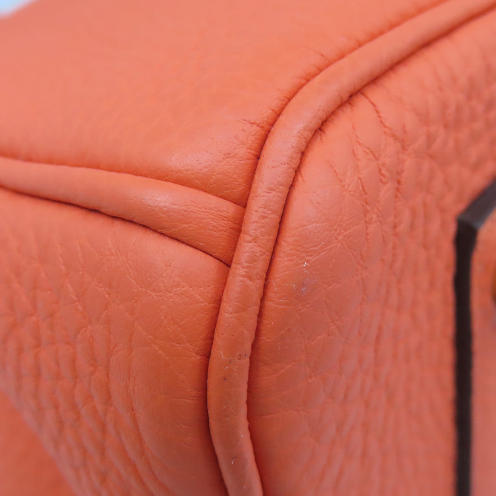 HERMES Togo皮革Birkin 35 Handbag金扣手挽袋Orange Poppy/罌粟花橘色