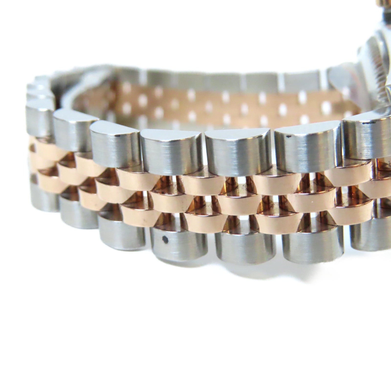 ROLEX Datejust 26mm 18K玫瑰金/不鏽鋼自動機芯手錶玫瑰金色/銀色