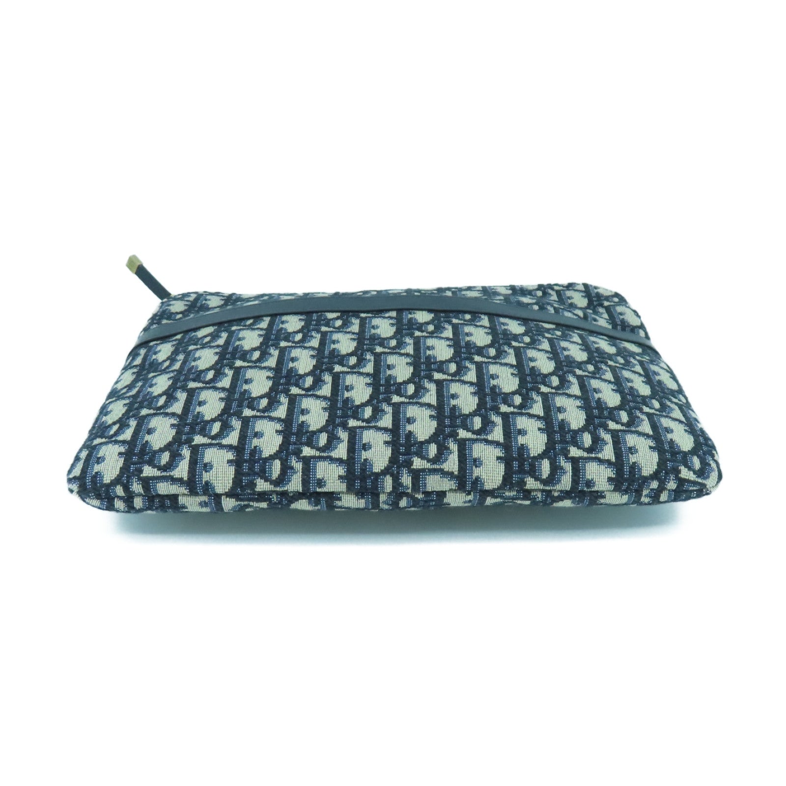 Dior 帆布Clutch Bag金扣手拿包深藍色