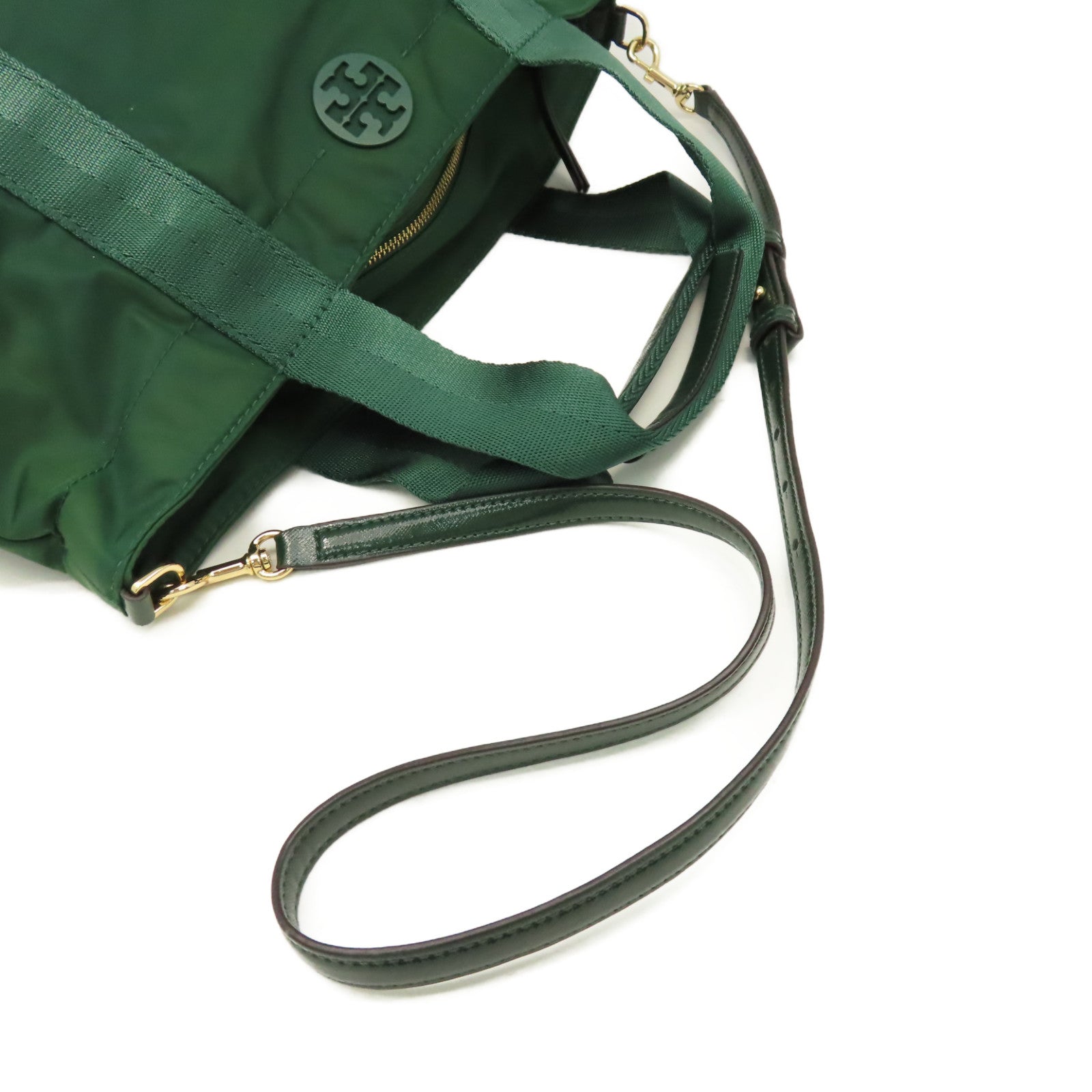 Tory Burch 尼龍2Way Shoulder Bag手挽肩背兩用袋綠色
