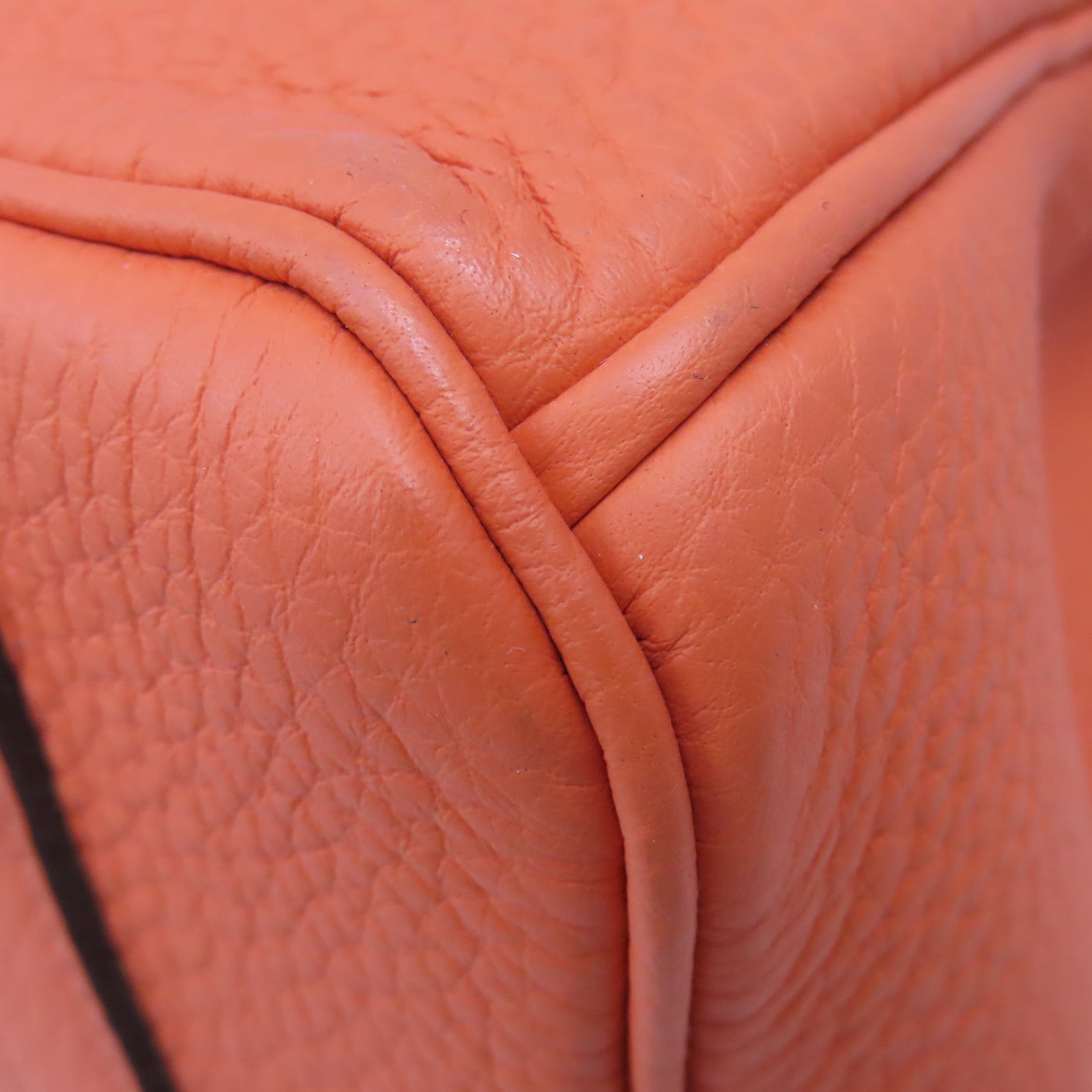 HERMES Togo皮革Birkin 35 Handbag金扣手挽袋Orange Poppy/罌粟花橘色