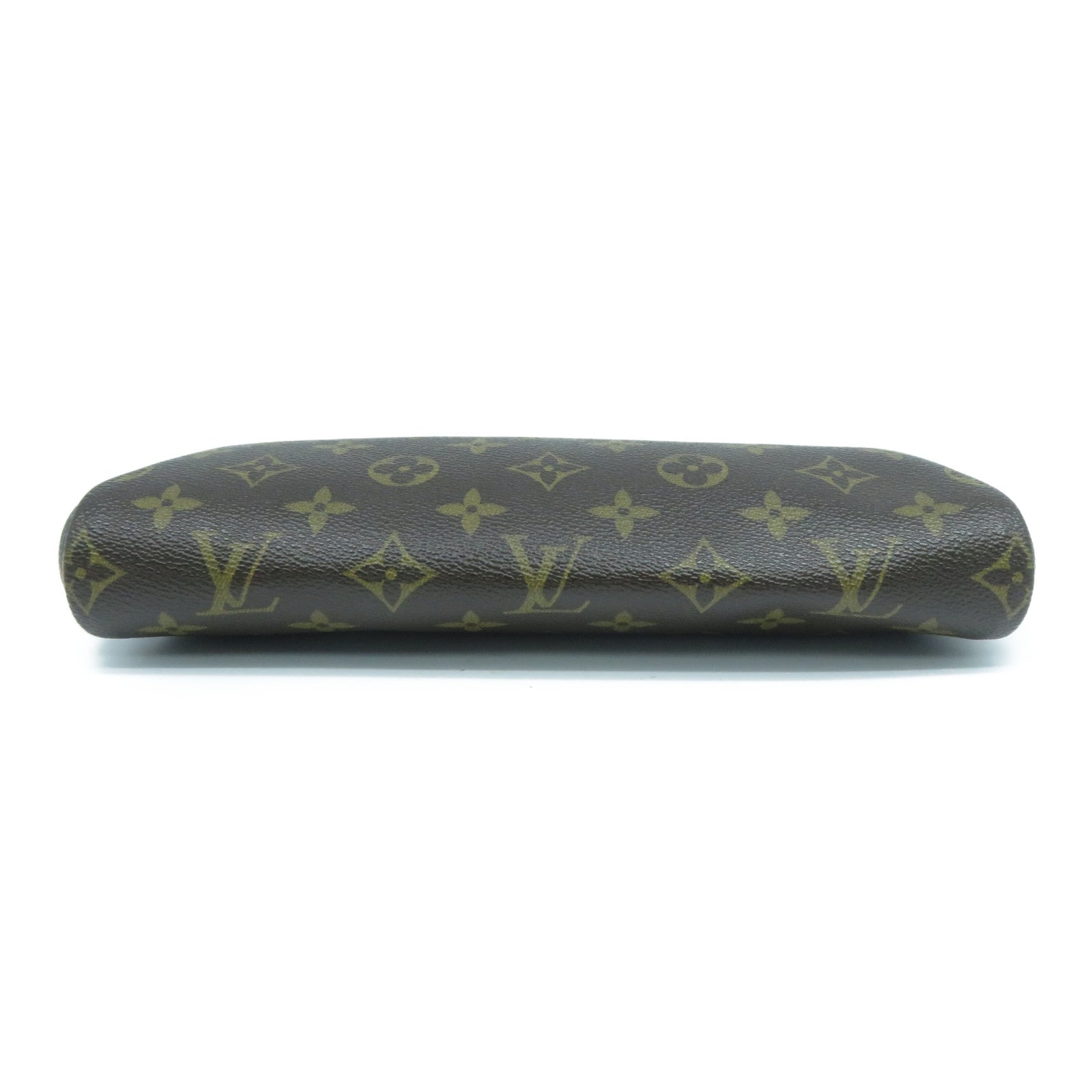 LOUIS VUITTON Monogram Pochette Eva金扣手挽肩背兩用袋啡色
