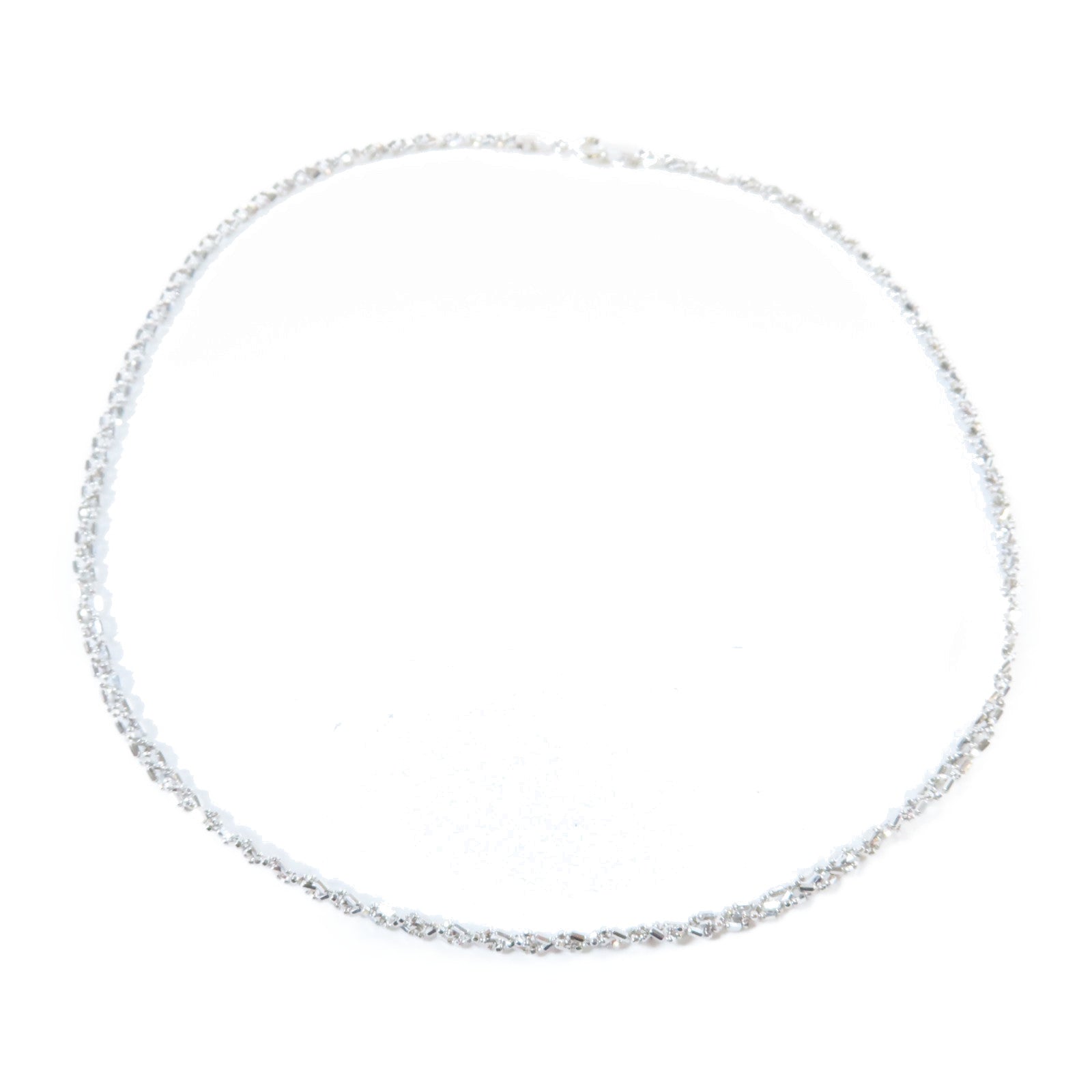 JEWELRY 18K白金Necklace項鍊銀色
