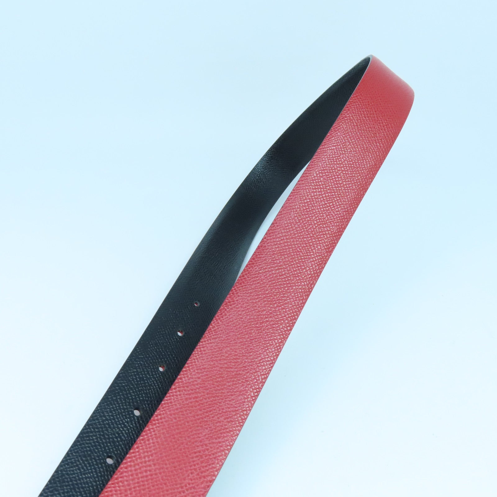 Salvatore Ferragamo Cowhide Leather Belt Belt Red