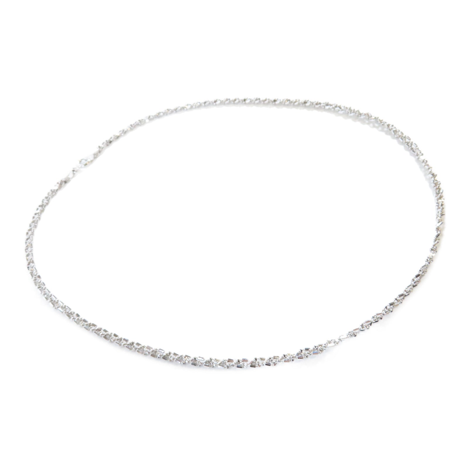 JEWELRY 18K白金Necklace項鍊銀色