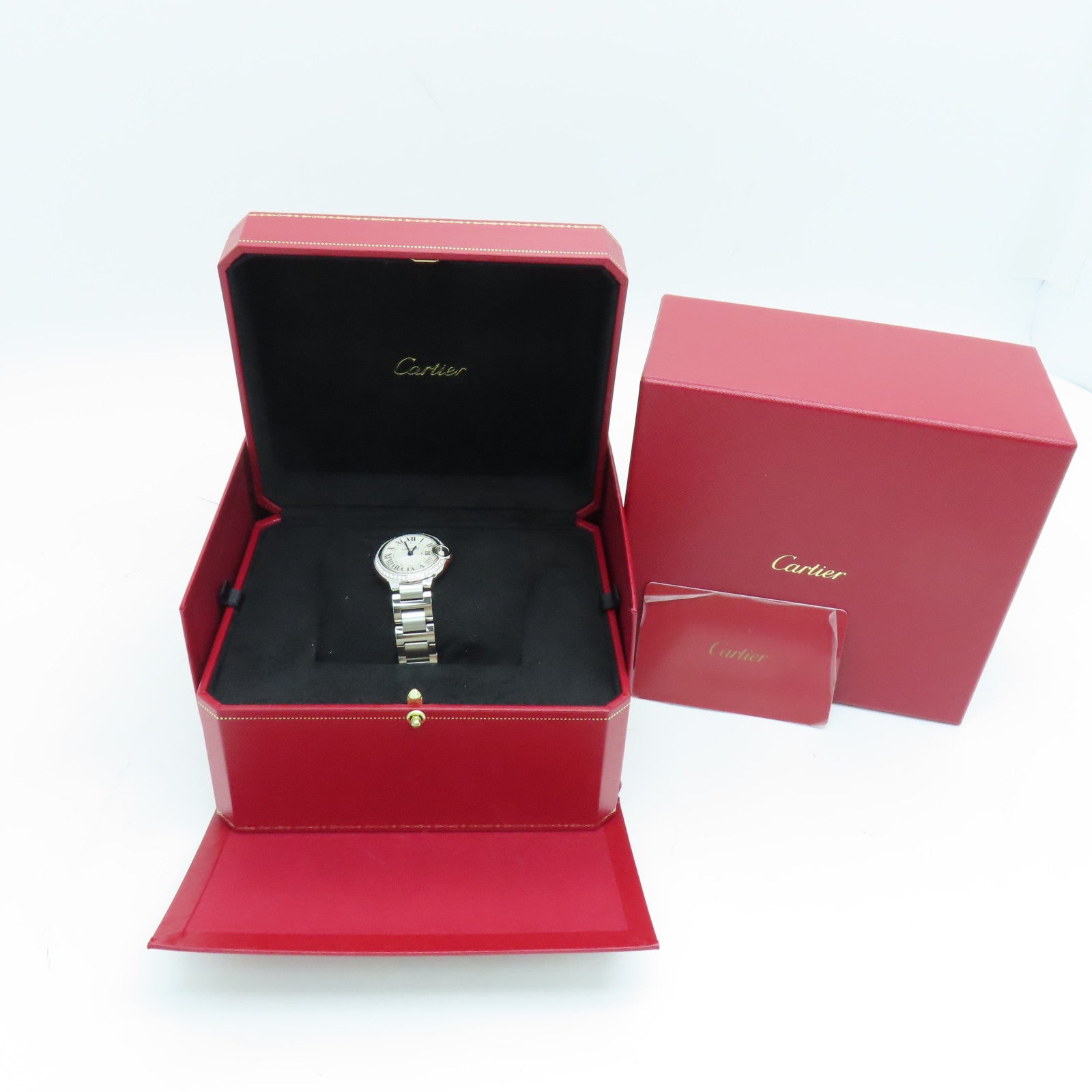 CARTIER Ballon Bleu Be Cartier 28mm不鏽鋼手錶石英機芯白色