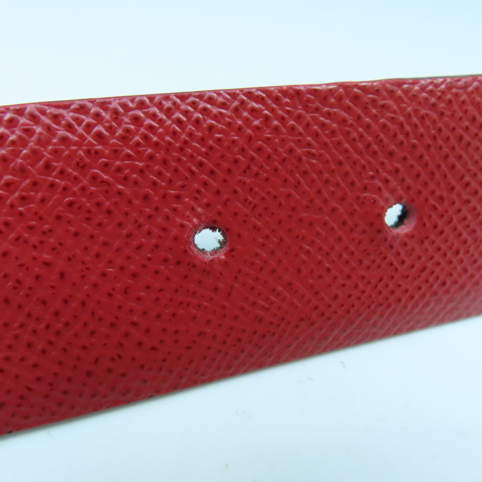 Salvatore Ferragamo Cowhide Leather Belt Belt Red