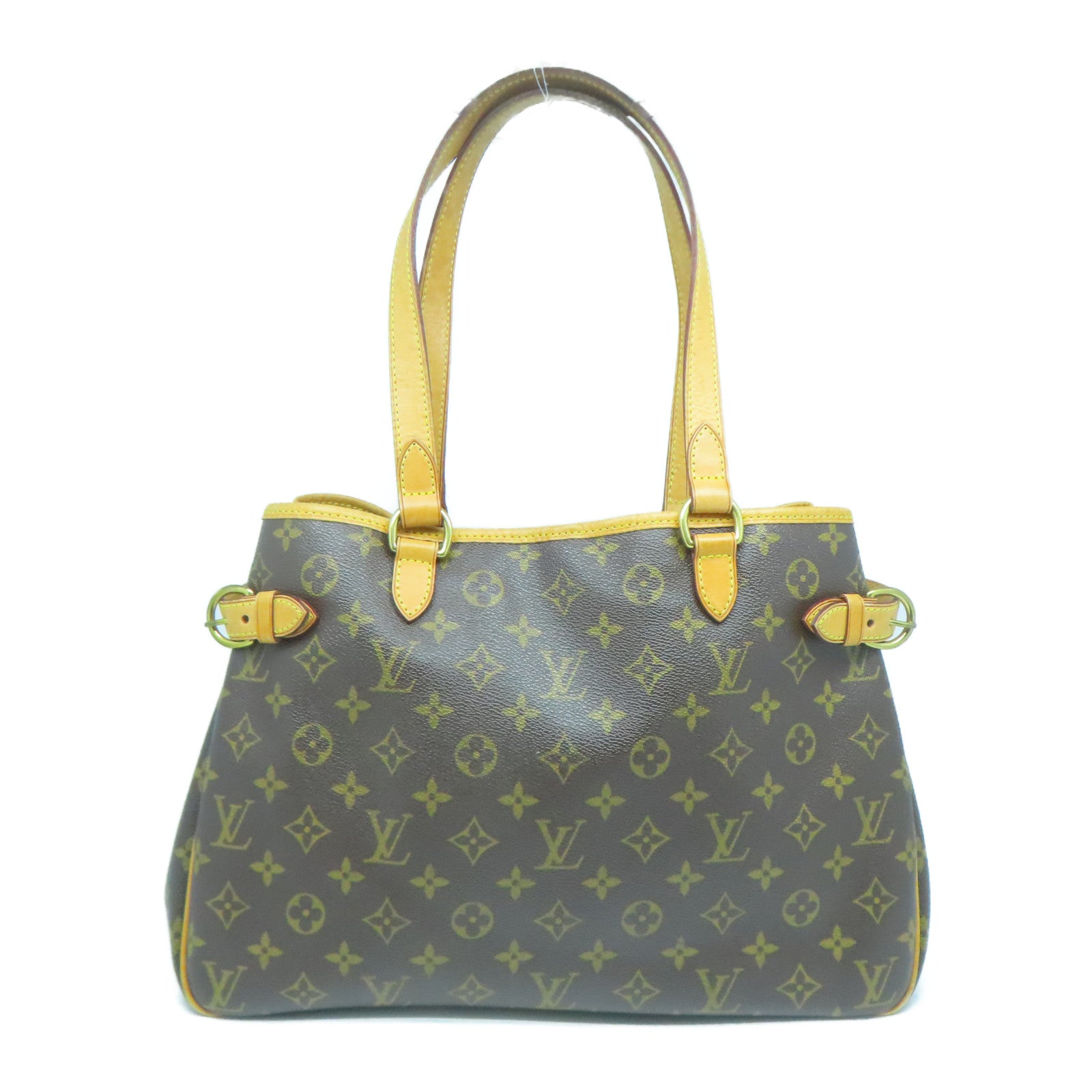 LOUIS VUITTON Monogram Batignolles Horizont金扣手挽袋/肩背袋啡色