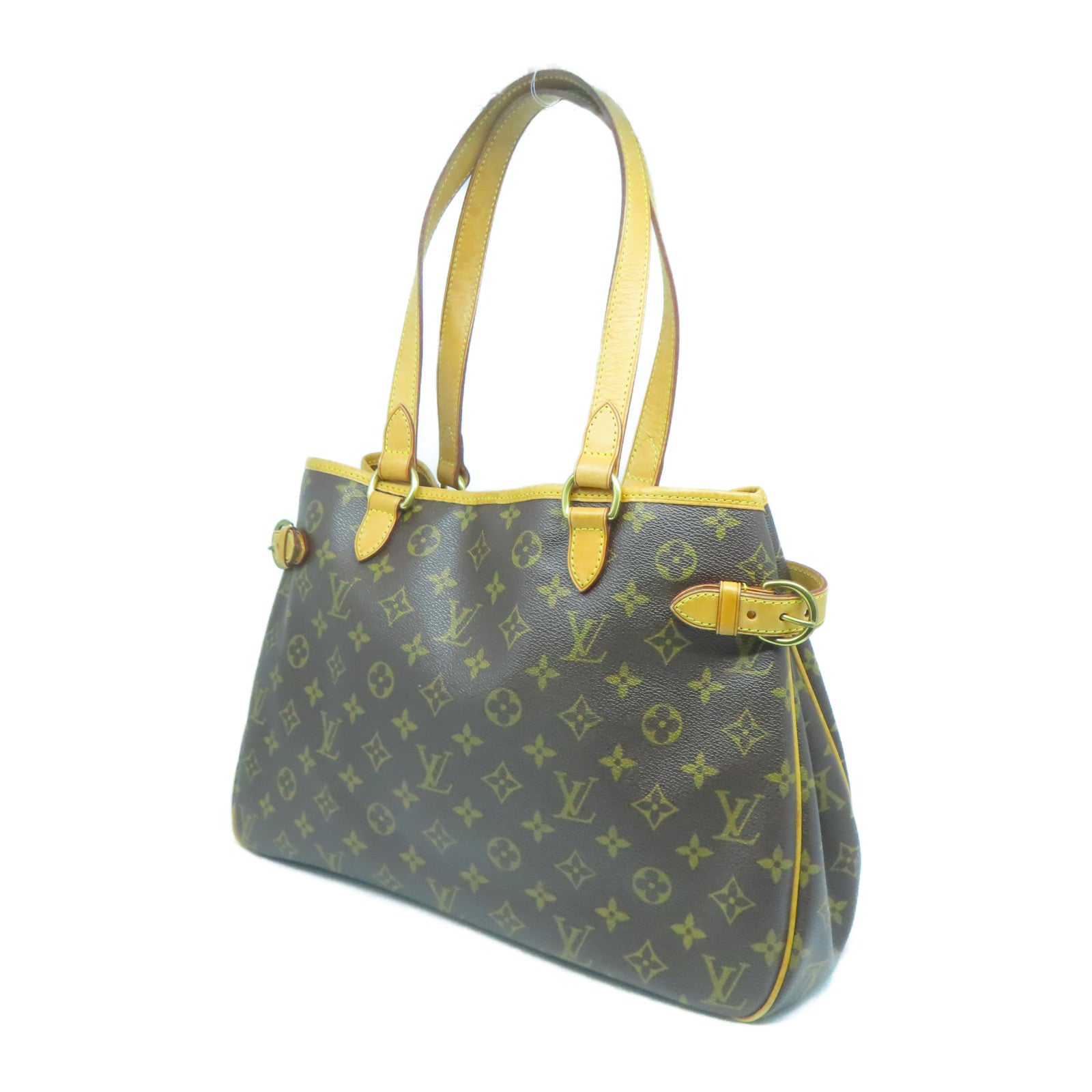 LOUIS VUITTON Monogram Batignolles Horizont金扣手挽袋/肩背袋啡色