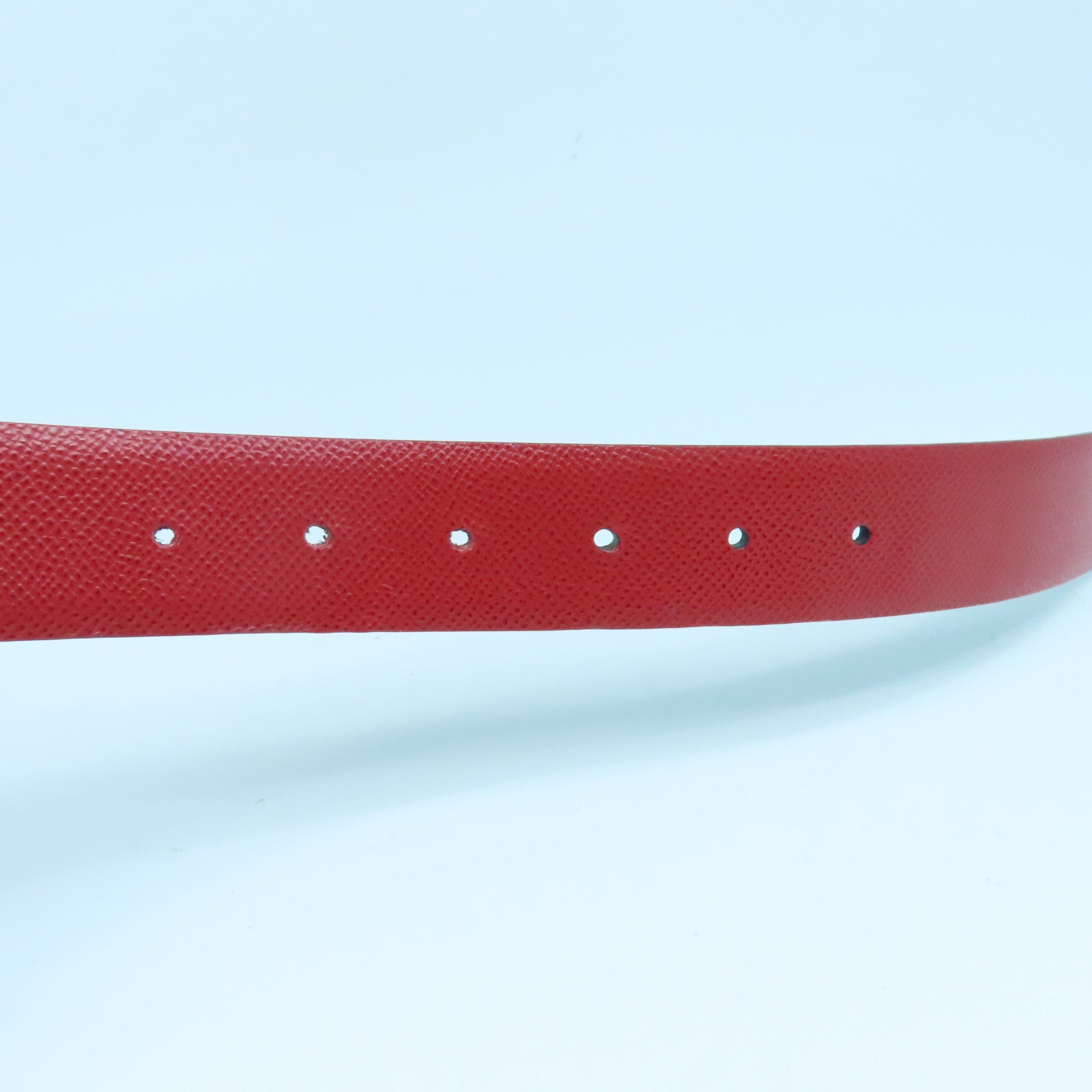 Salvatore Ferragamo Cowhide Leather Belt Belt Red