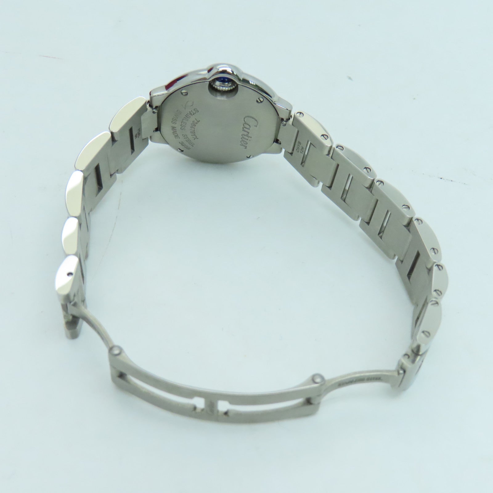 CARTIER Ballon Bleu Be Cartier 28mm不鏽鋼手錶石英機芯白色