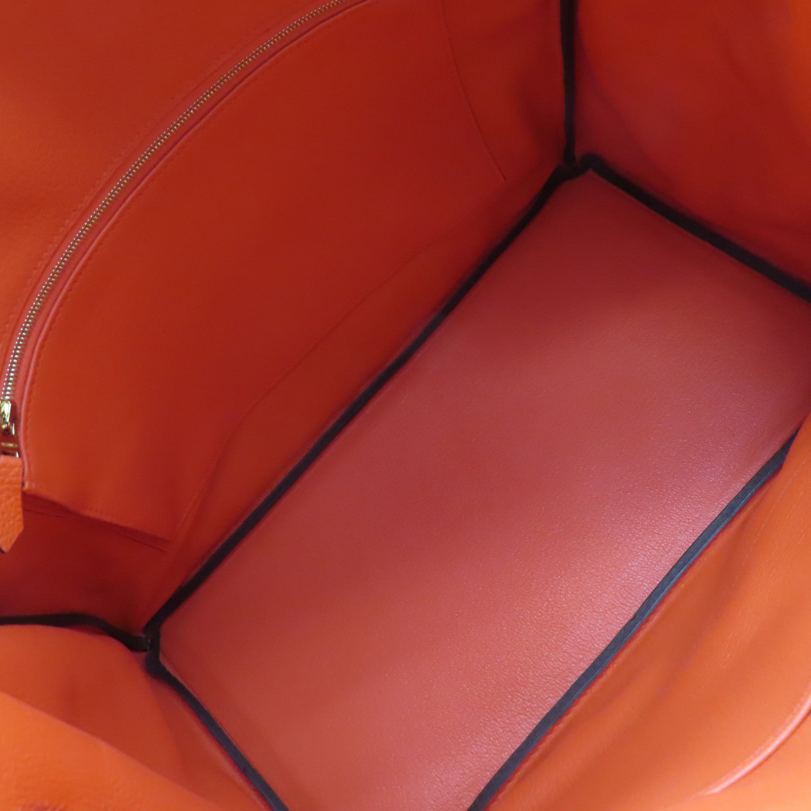 HERMES Togo皮革Birkin 35 Handbag金扣手挽袋Orange Poppy/罌粟花橘色