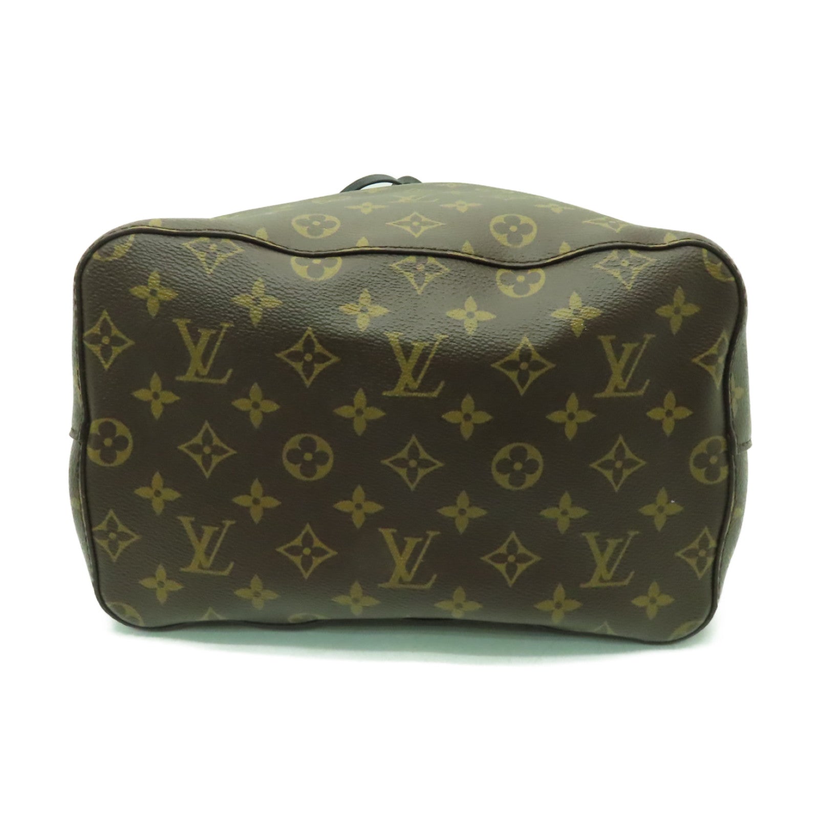 LOUIS VUITTON Monogram NeoNoe MM金扣肩背袋啡色/黑色