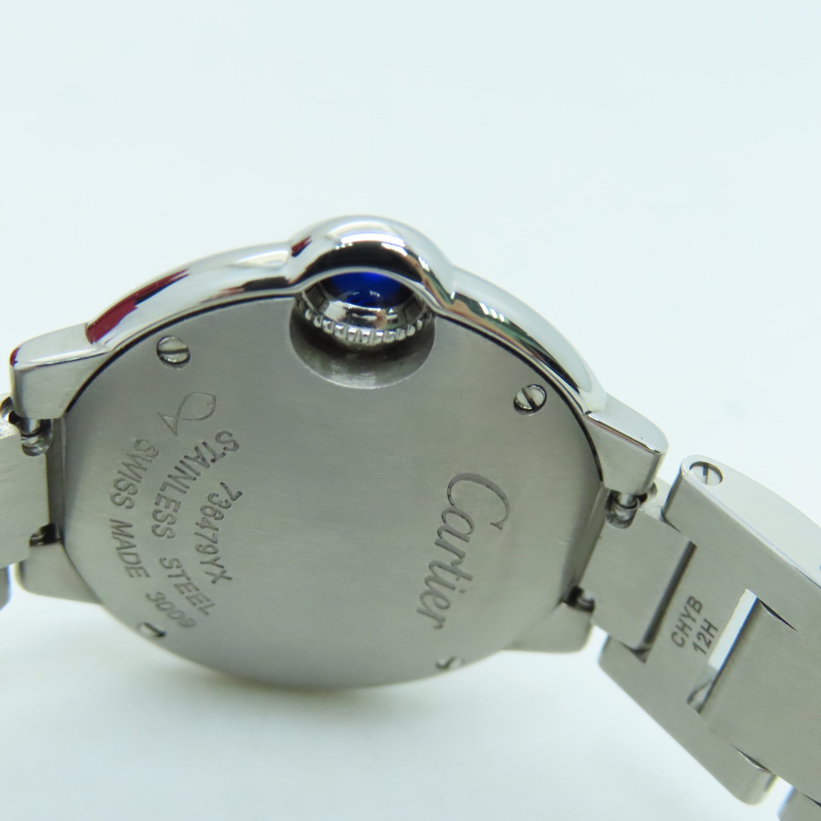 CARTIER Ballon Bleu Be Cartier 28mm不鏽鋼手錶石英機芯白色