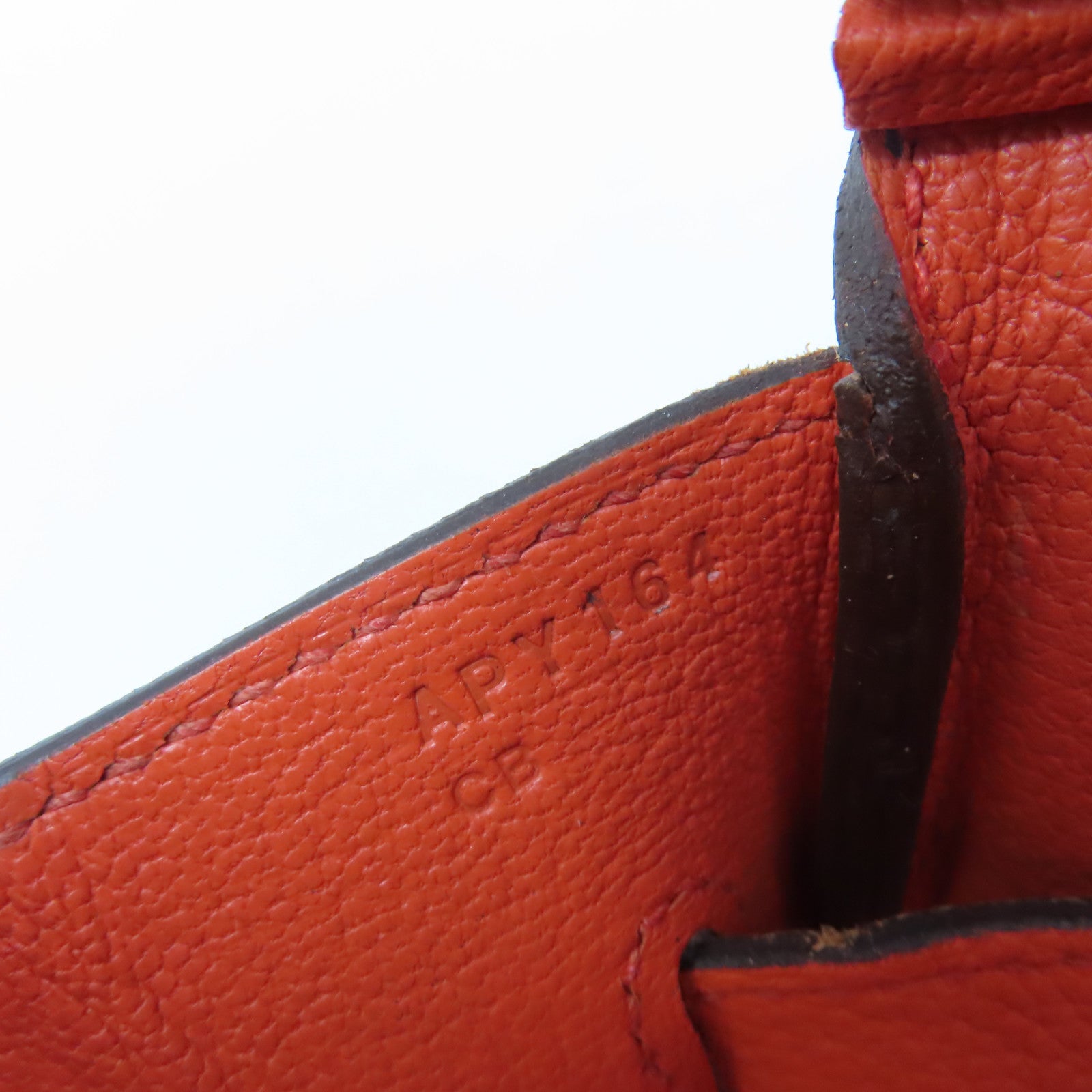 HERMES Togo皮革Birkin 35 Handbag金扣手挽袋Orange Poppy/罌粟花橘色