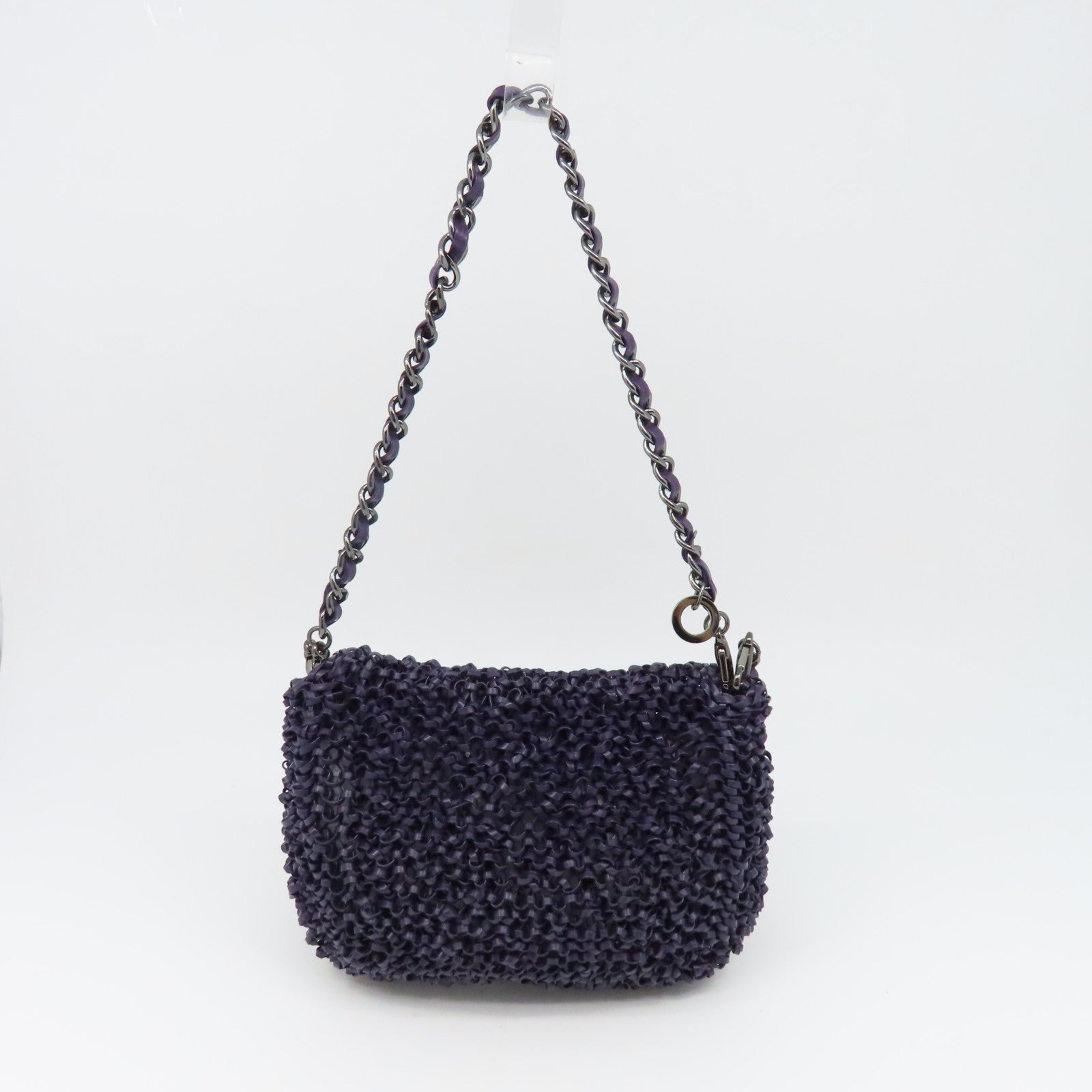 ANTEPRIMA PVC Chain Shoulder Bag Purple
