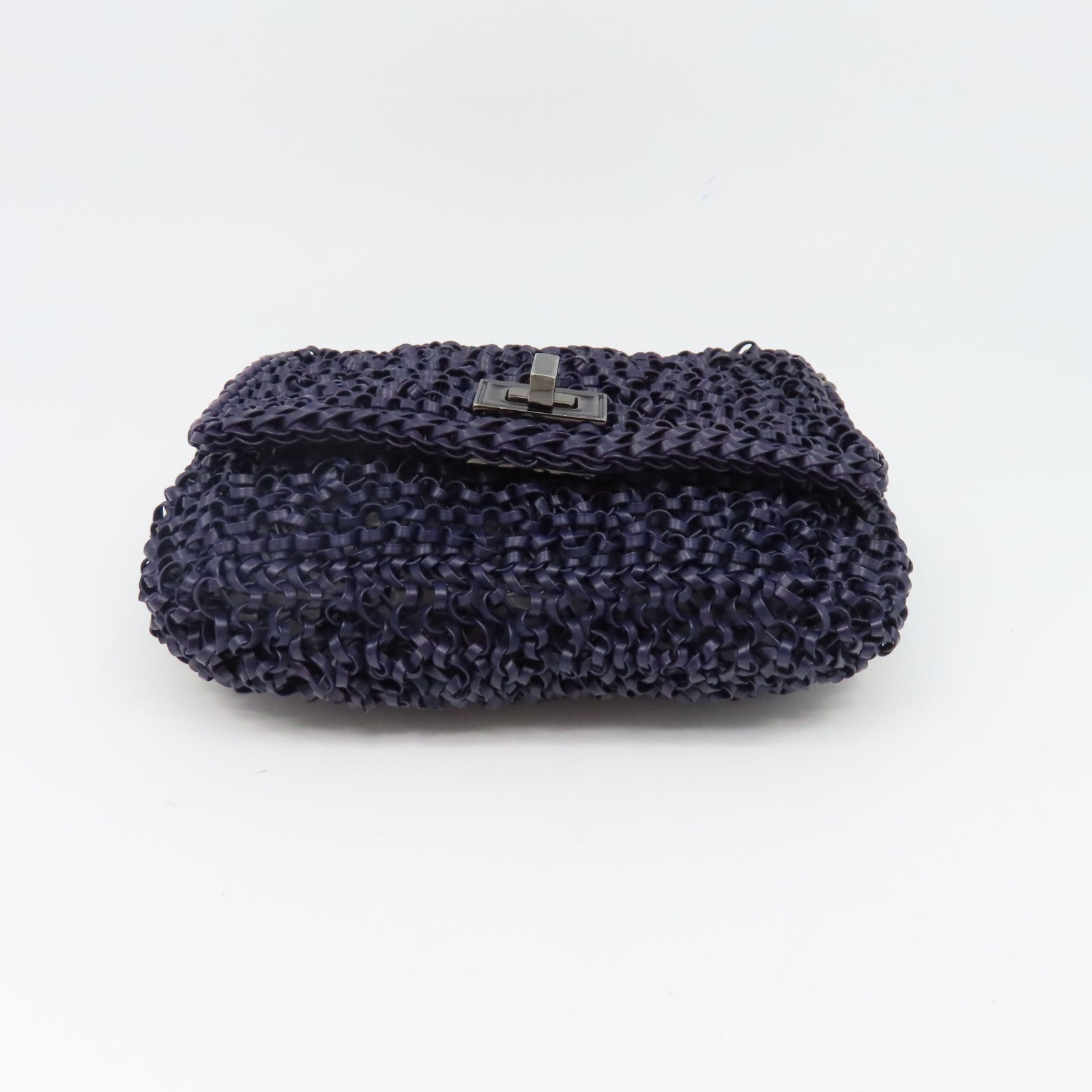 ANTEPRIMA PVC Chain Shoulder Bag Purple