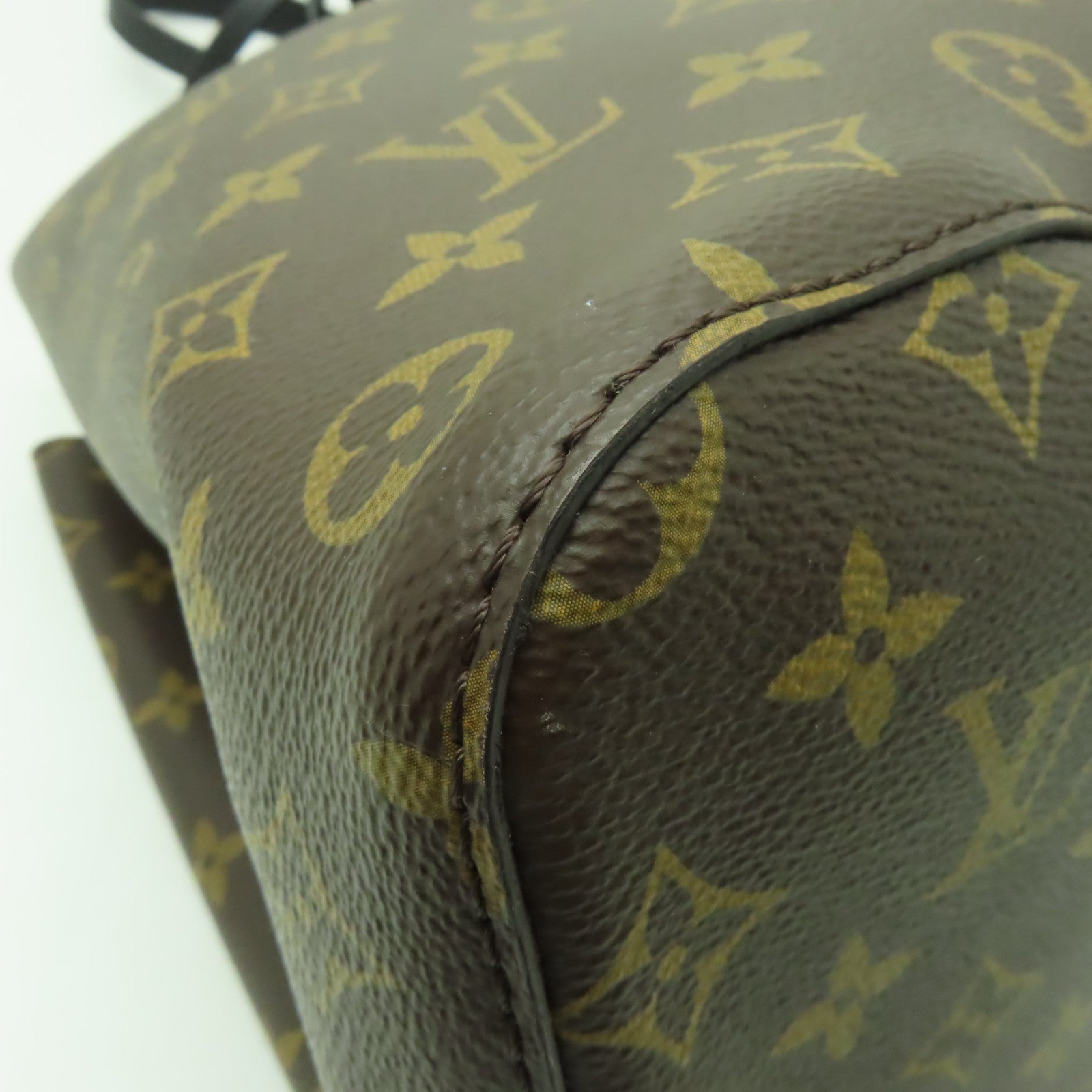LOUIS VUITTON Monogram NeoNoe MM金扣肩背袋啡色/黑色