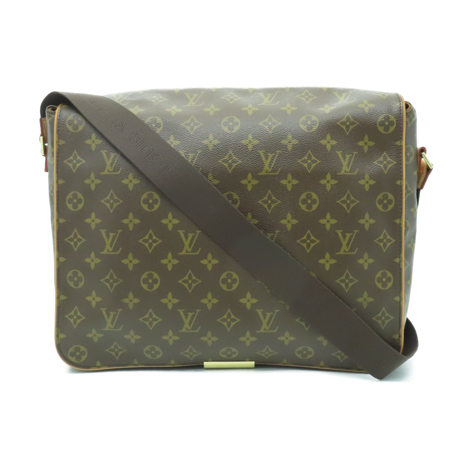 LOUIS VUITTON Monogram Abbesses金扣肩背袋啡色
