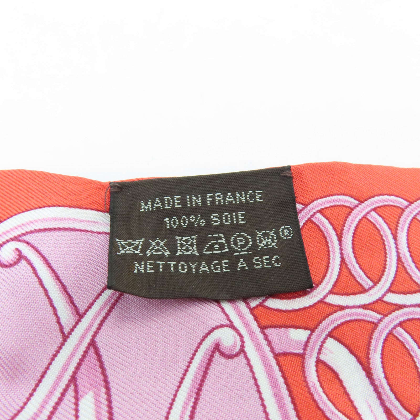 HERMES Silk Twilly Scarf Red