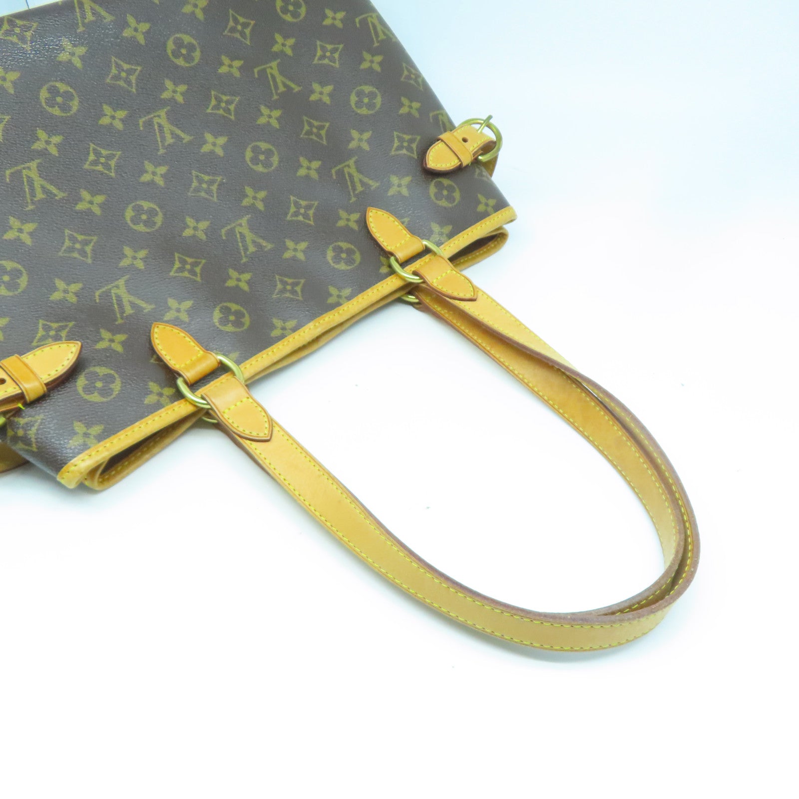 LOUIS VUITTON Monogram Batignolles Horizont金扣手挽袋/肩背袋啡色