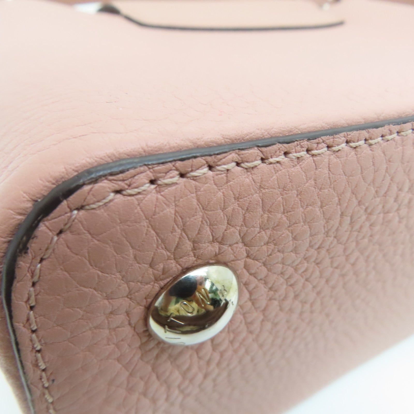 LOUIS VUITTON [Sharp Discount] Taurillon Leather/Snakeskin Leather Capucines MM Silver Buckle Shoulder Bag Pink