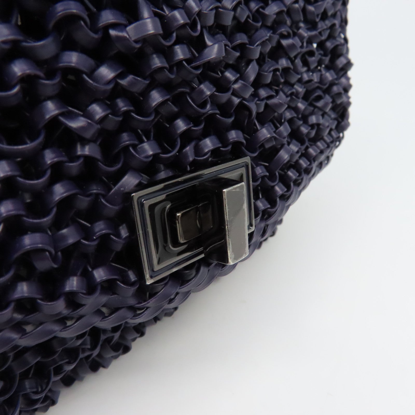 ANTEPRIMA PVC Chain Shoulder Bag Purple