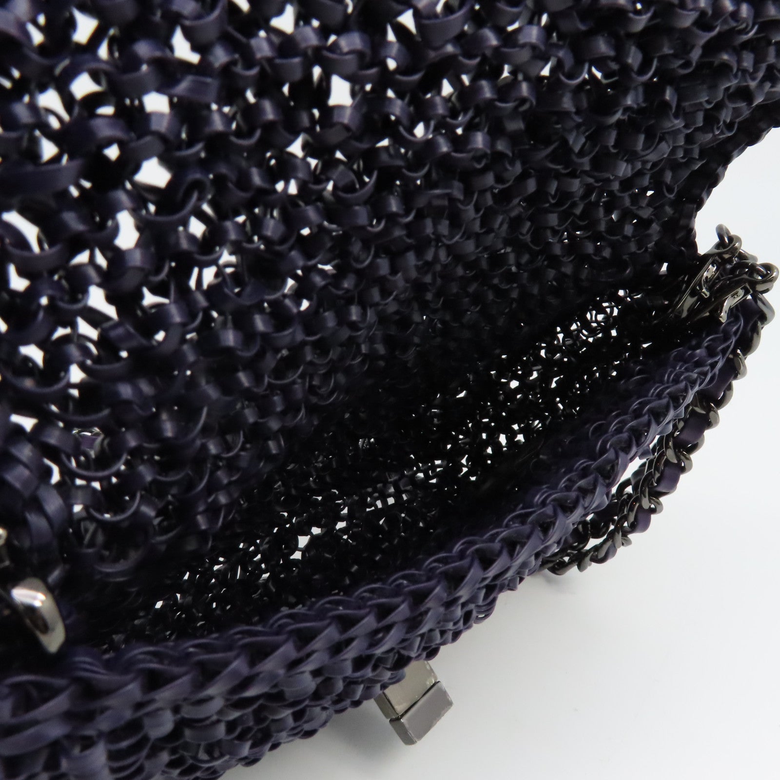 ANTEPRIMA PVC Chain Shoulder Bag Purple