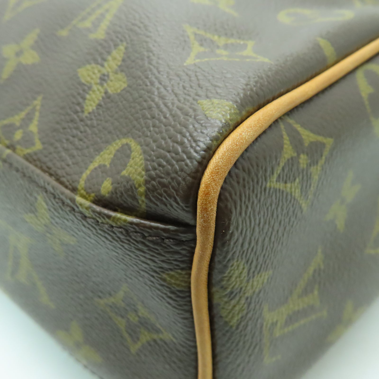 LOUIS VUITTON Monogram Abbesses金扣肩背袋啡色