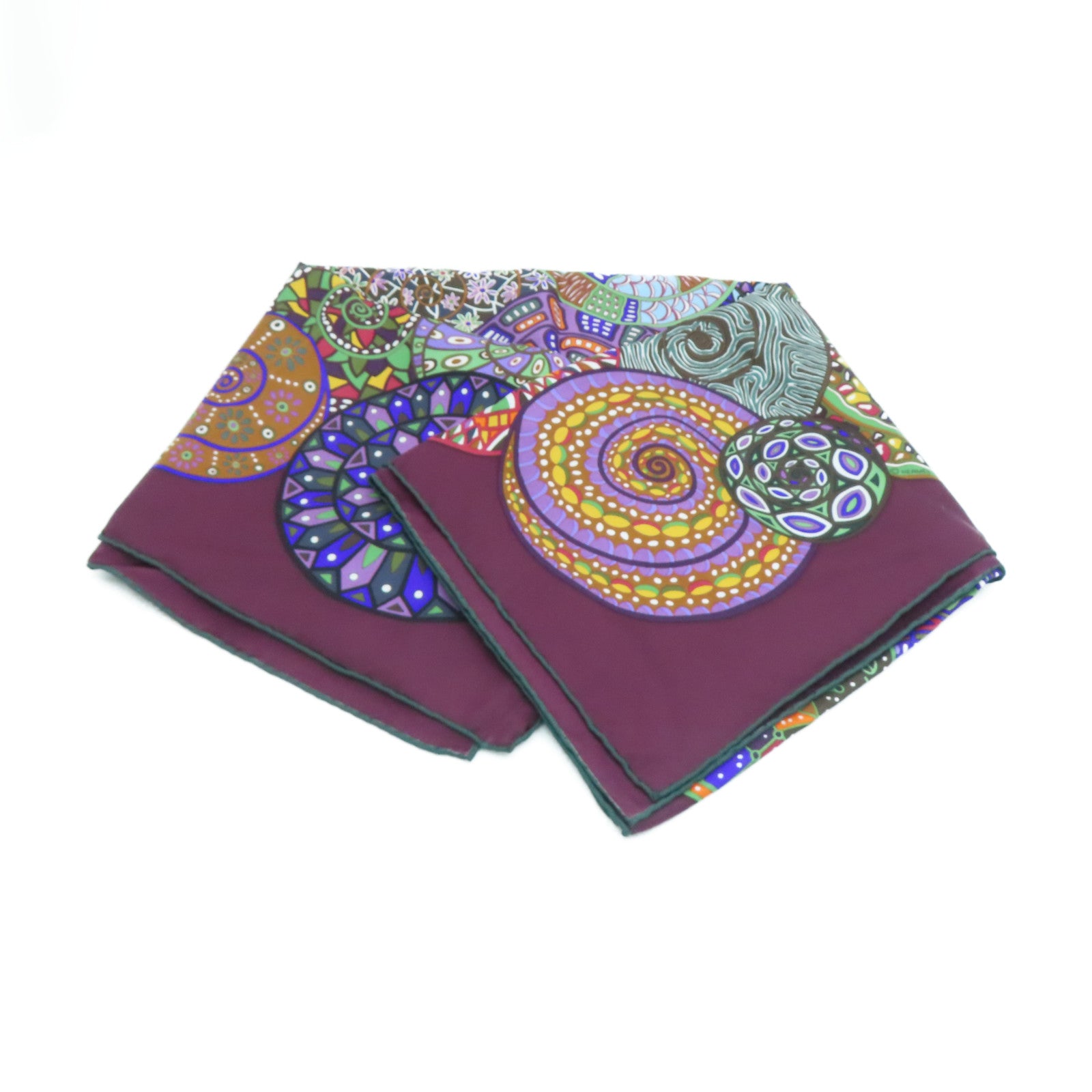 HERMES 丝质Scarf 90丝巾紫色/彩色