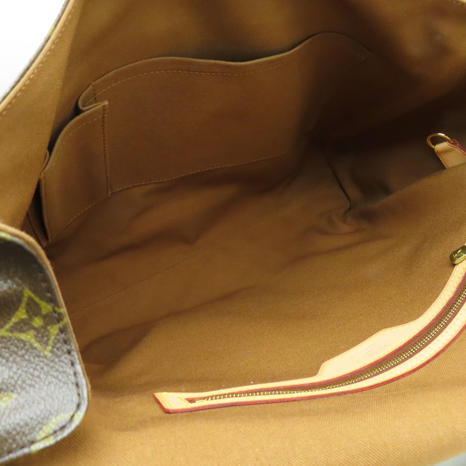 LOUIS VUITTON Monogram Abbesses金扣肩背袋啡色