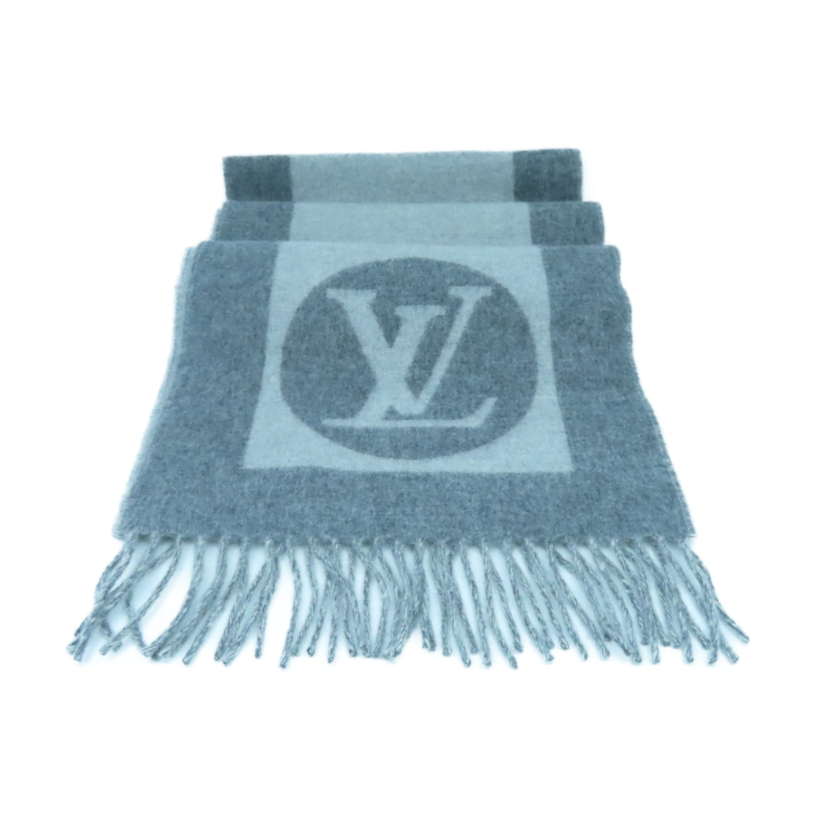 LOUIS VUITTON 羊毛/Cashmere Essential Scarf圍巾灰色
