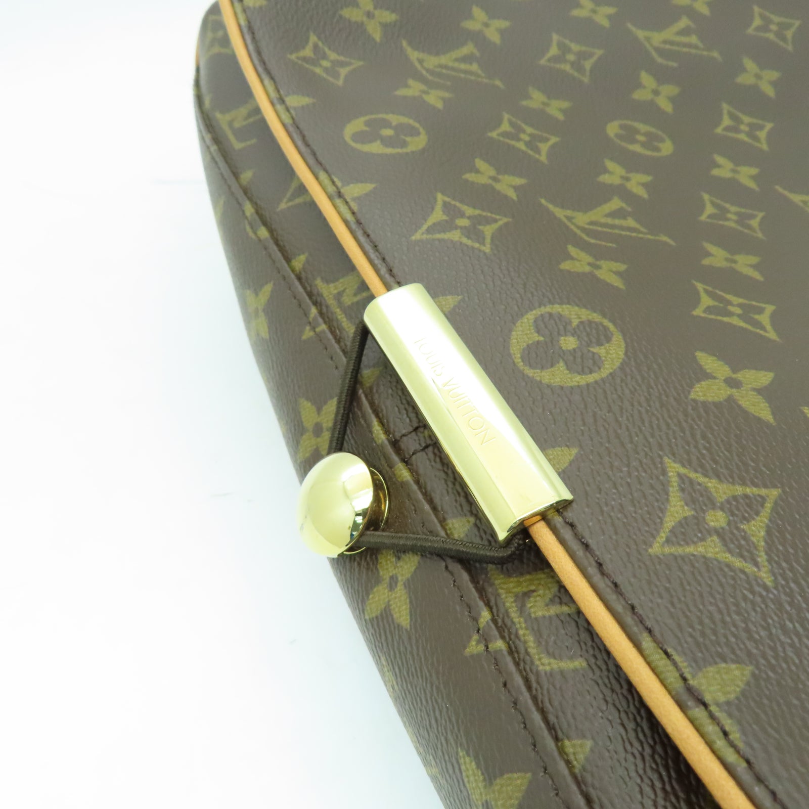 LOUIS VUITTON Monogram Abbesses金扣肩背袋啡色