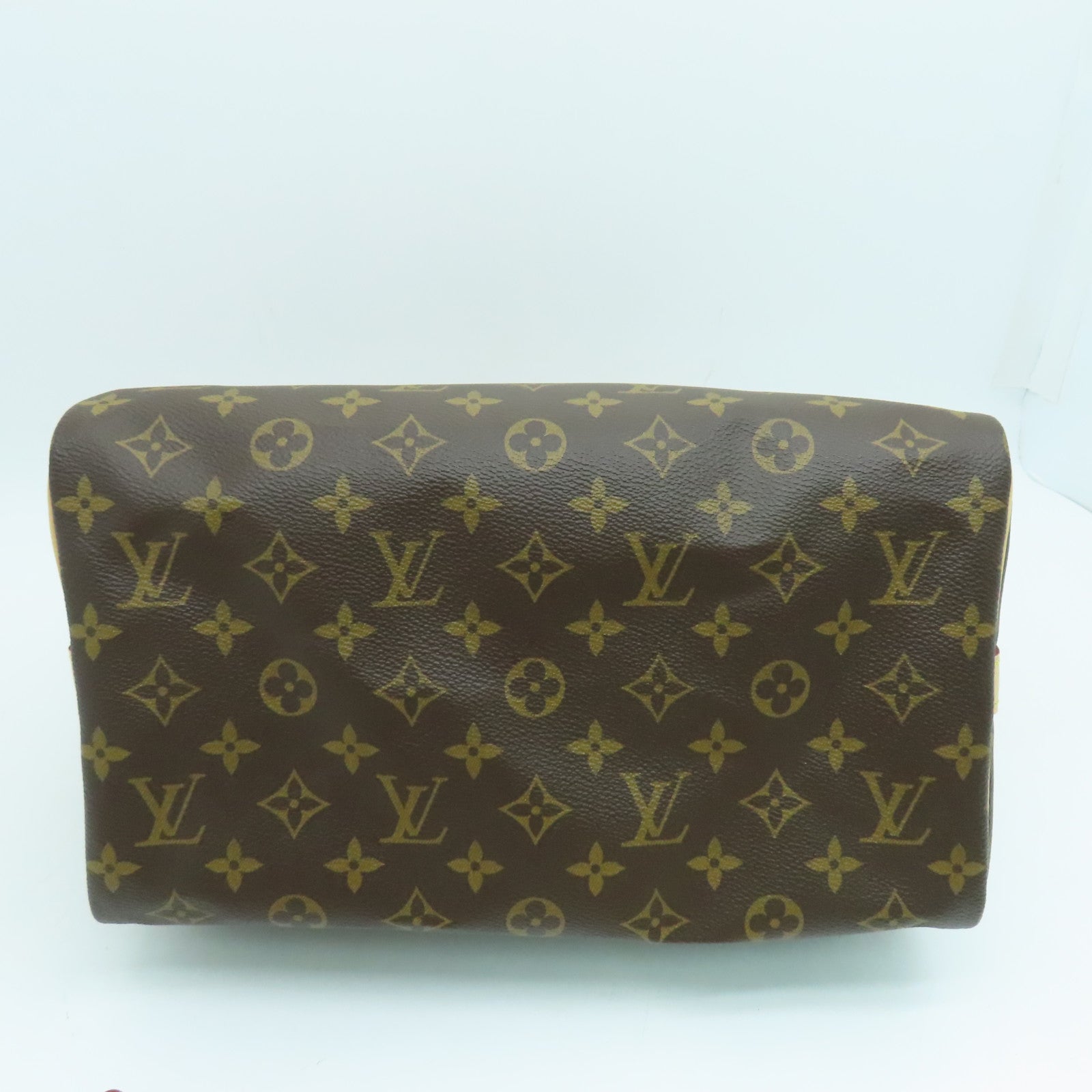 LOUIS VUITTON Monogram Speedy Bandouliere 30金扣手挽肩背兩用袋啡色