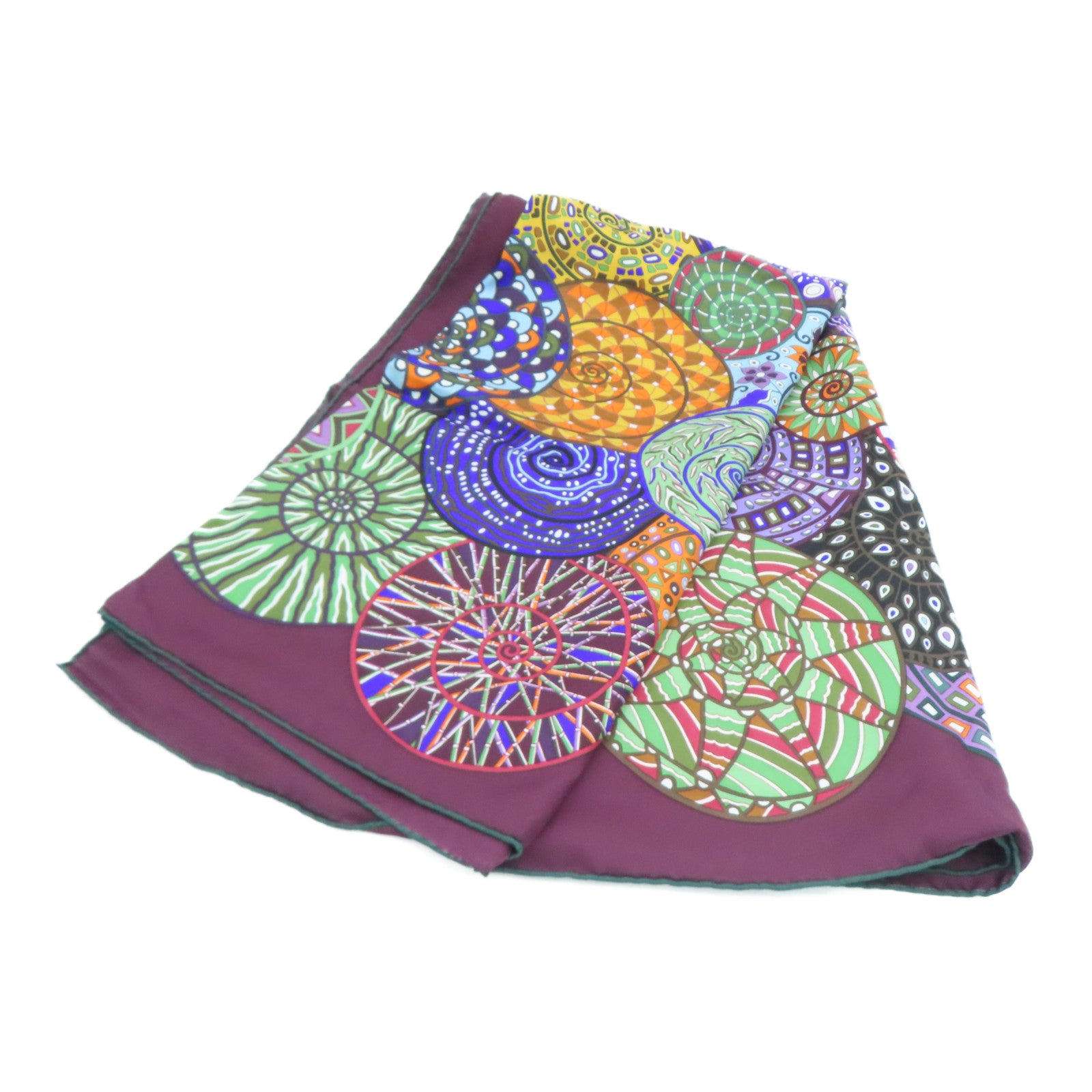 HERMES 丝质Scarf 90丝巾紫色/彩色