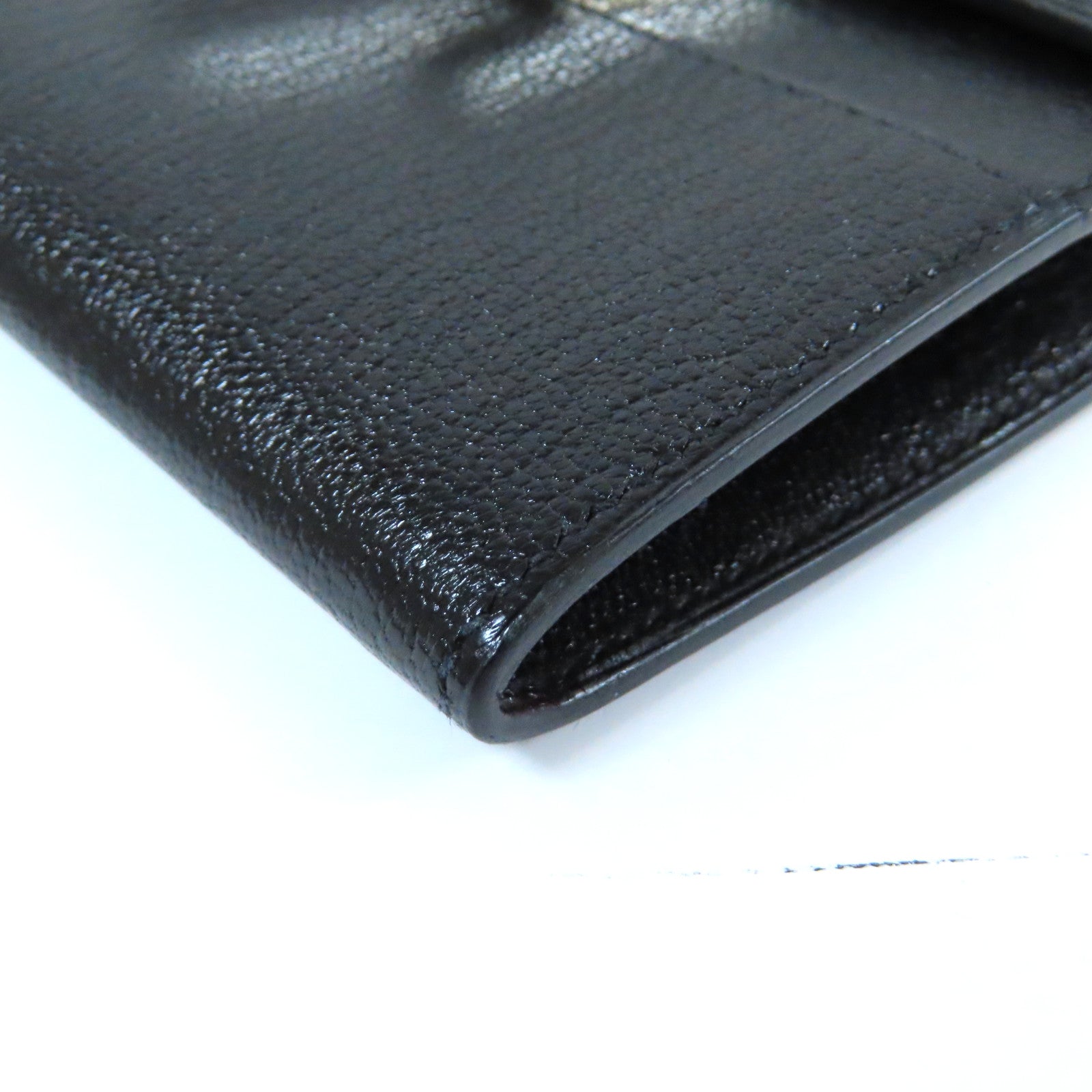HERMES Chevre皮革Cinhetic Mini銀扣肩背袋黑色