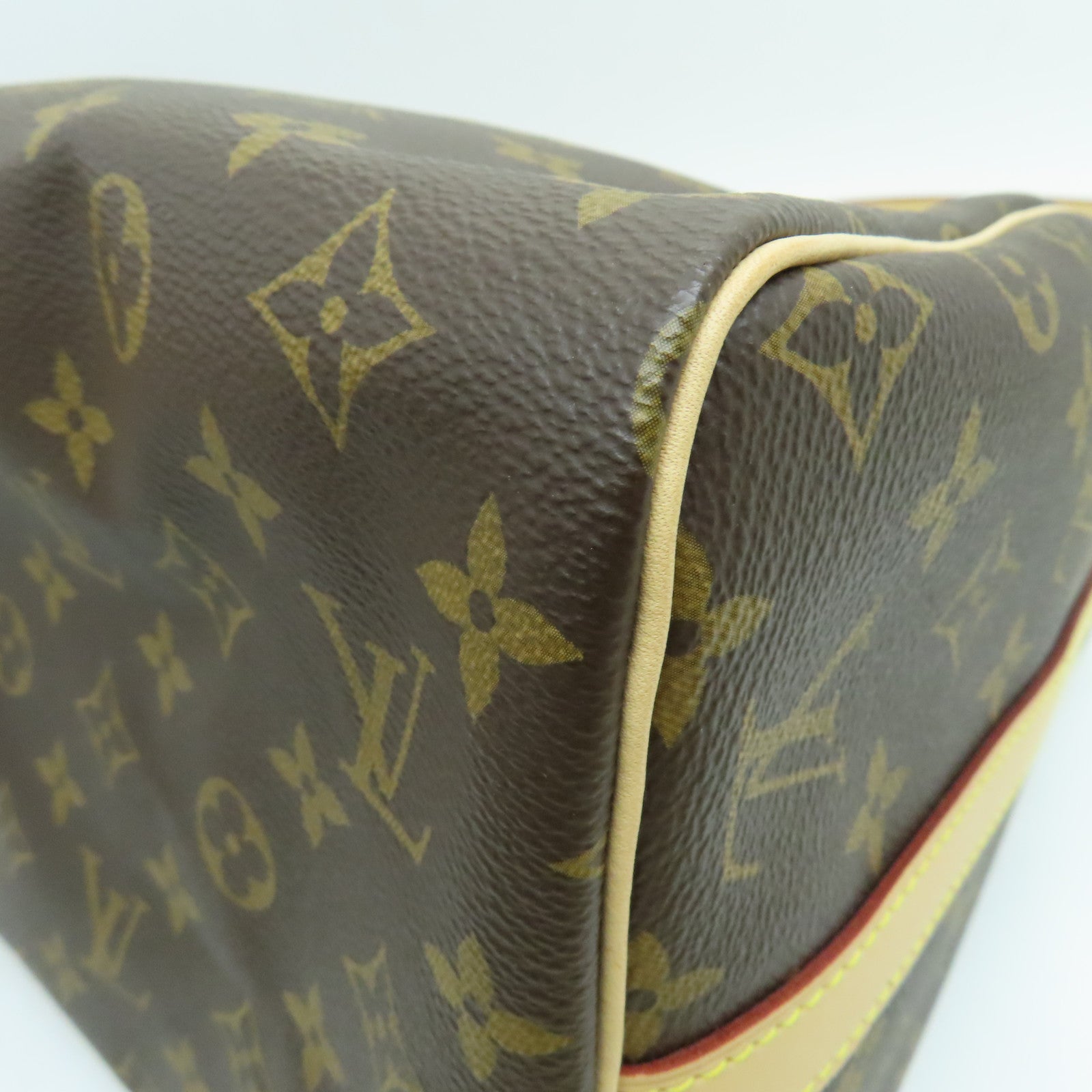 LOUIS VUITTON Monogram Speedy Bandouliere 30金扣手挽肩背兩用袋啡色