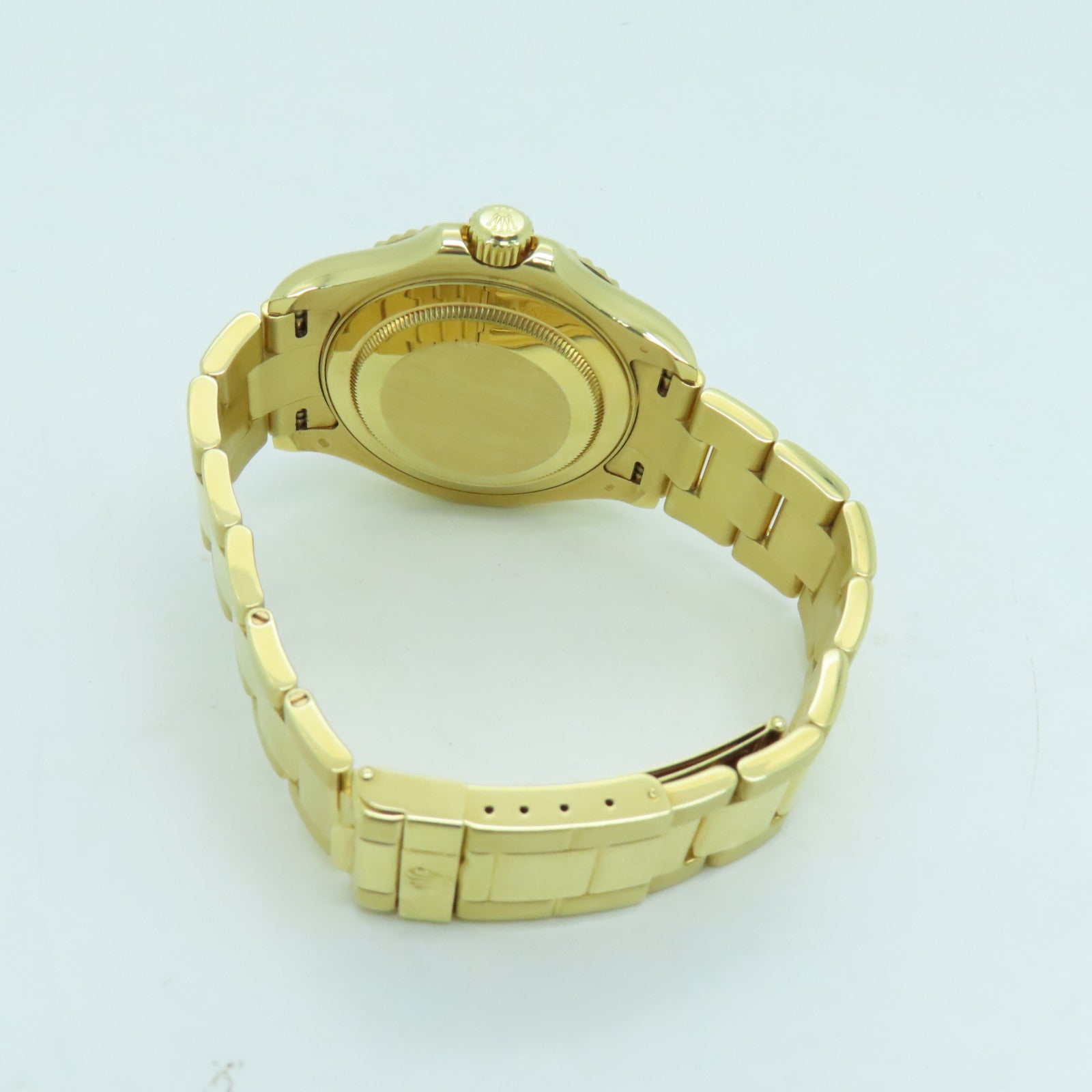 ROLEX Yacht Master 18K黃金手錶自動機芯白色