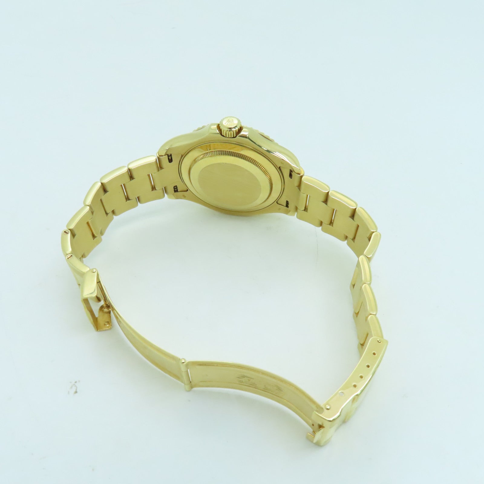 ROLEX Yacht Master 18K黃金手錶自動機芯白色